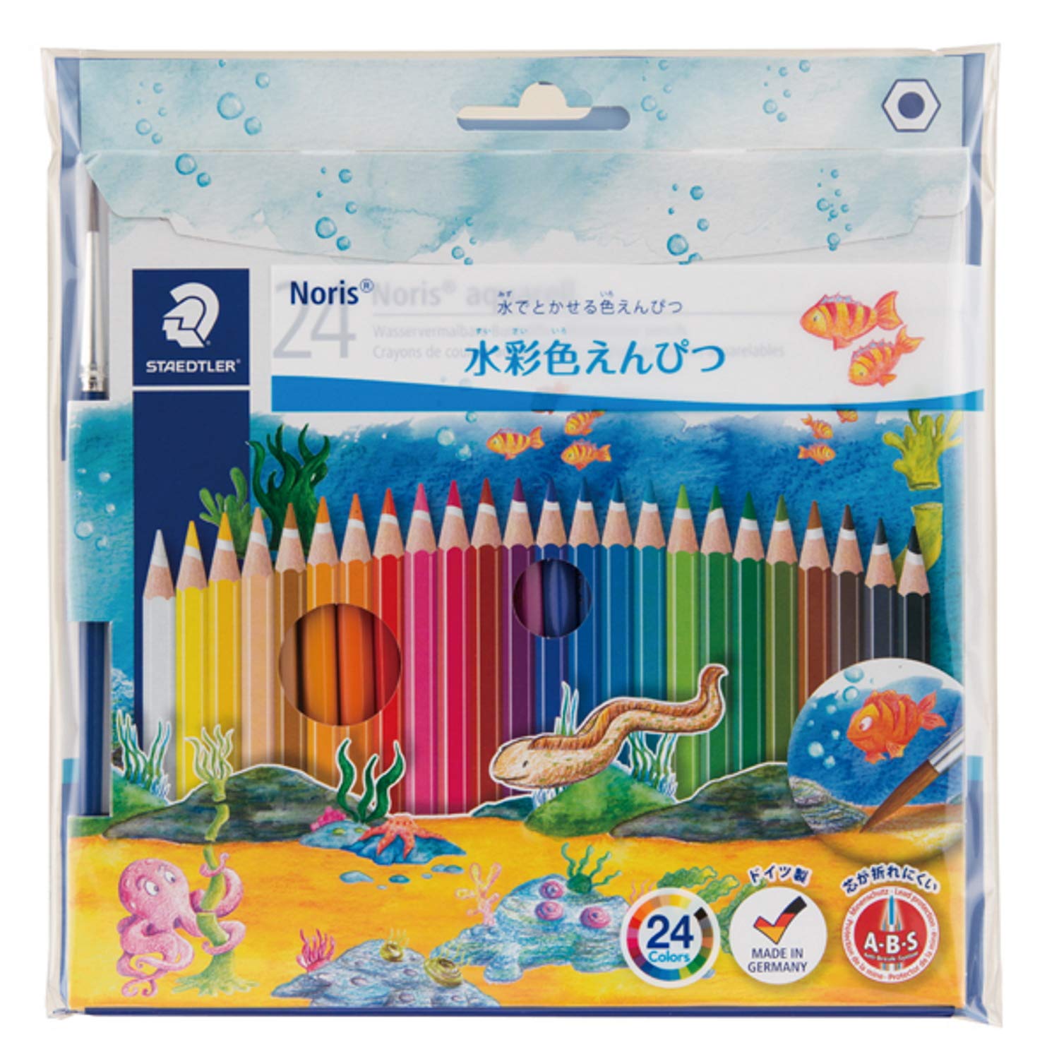 Set 144 10NC24P 24 colors Staedtler Noris Club colored pencil watercolor (japan import) by Staedtler