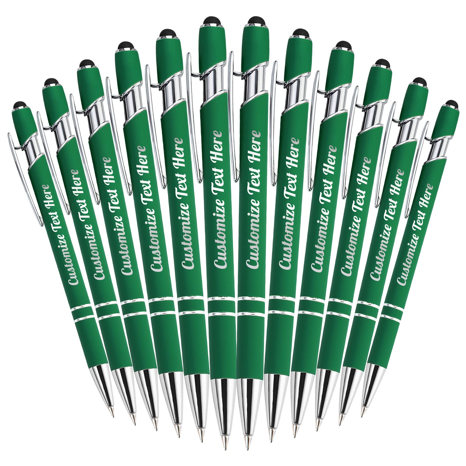 Up to 500 Personalized Pens Bulk Custom Ballpoint Pens with Business Name Message Logo, Customized