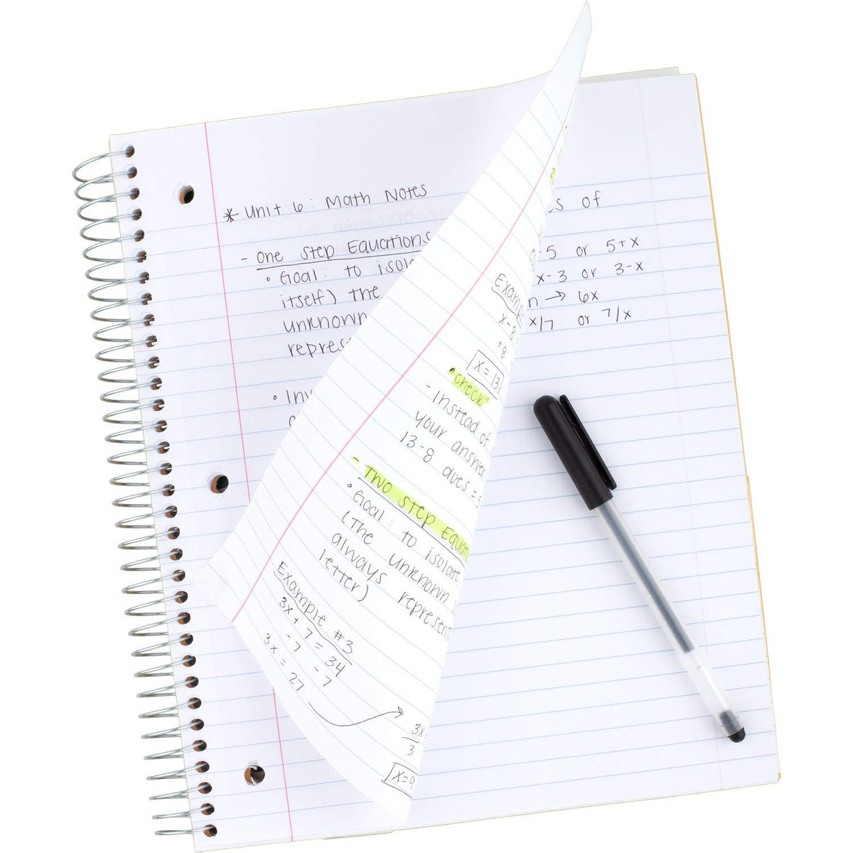 Five Star Spiral Notebook, 3-Subject, Wide Ruled Paper, 10.5 x 8 inches, 150 Sheets, Harvest Yellow