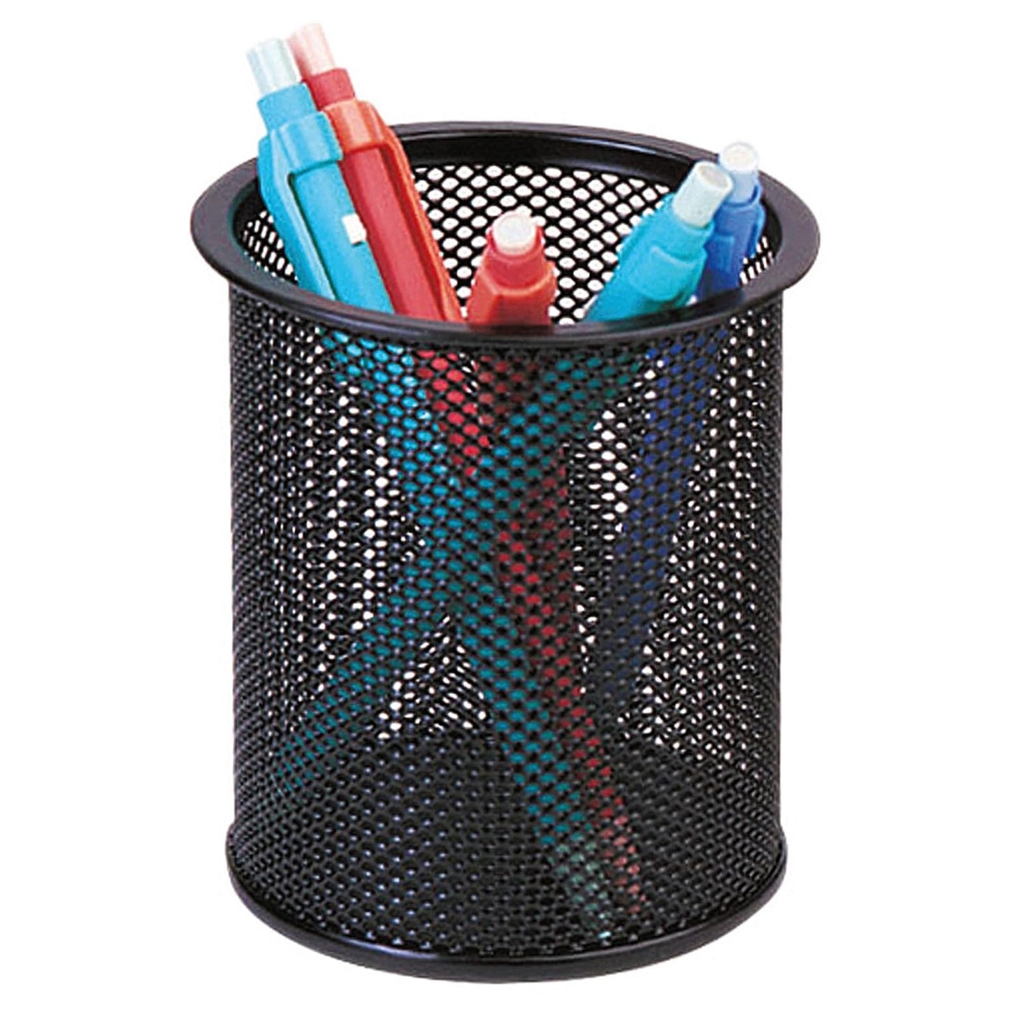 Q-Connect Pen Cup Metal Black (office Set) / Small Office Accessories/Type-Desktop/Kind-For