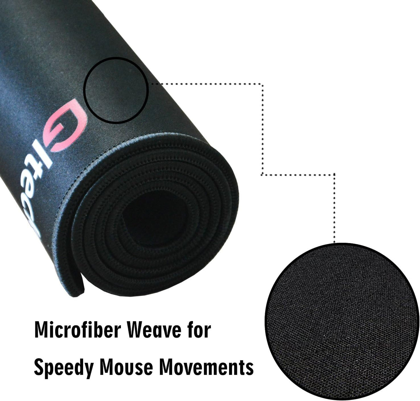 GGLTECK Mouse Pad with 21st Birthday Creative Printing, 36"x16.5" Extended Non-Slip Rubber Mouse