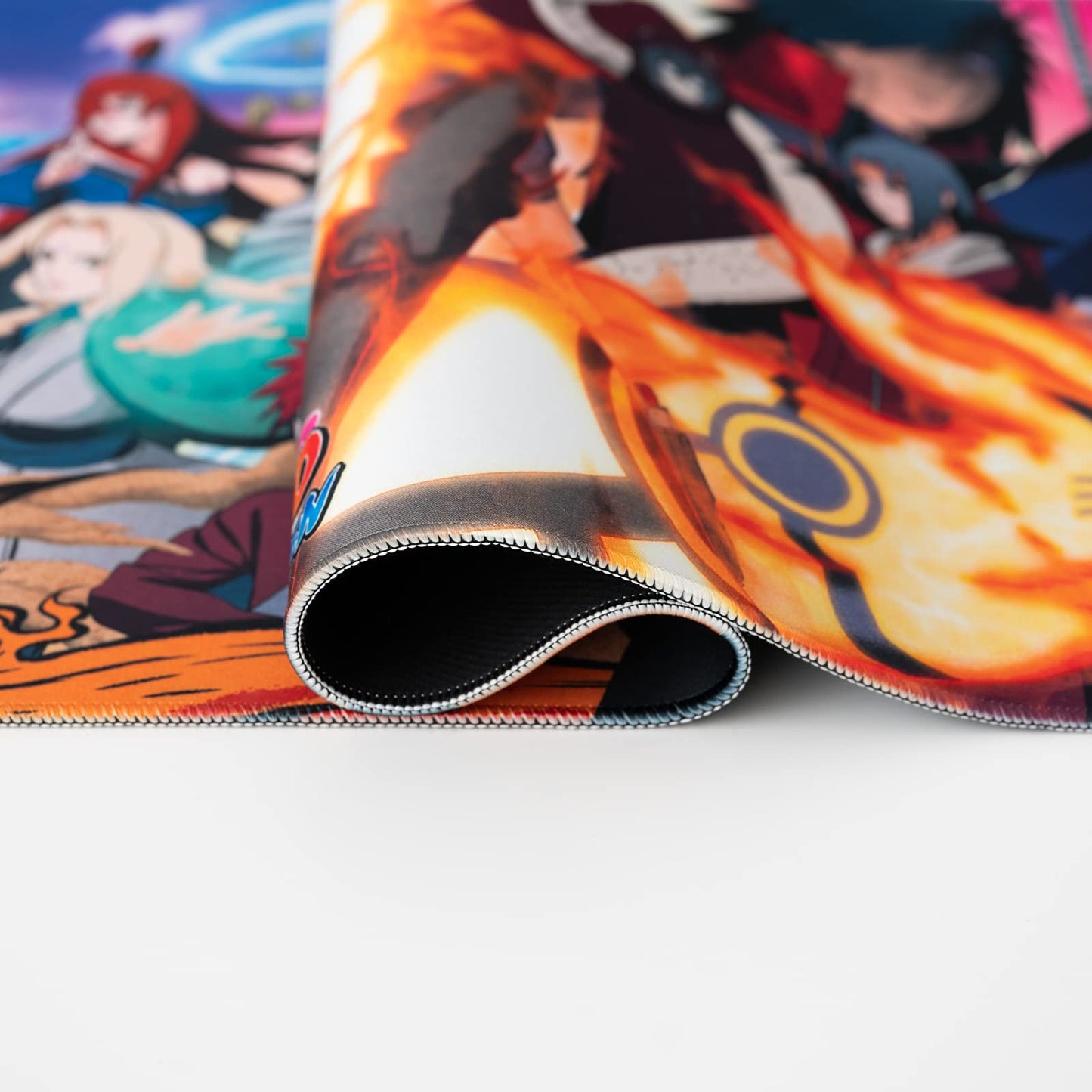 Grupo Erik Naruto XXL Mouse Mat - Desk Pad - 31.5" x 13.78" Non-Slip Rubber Base Mouse Pad, Gaming