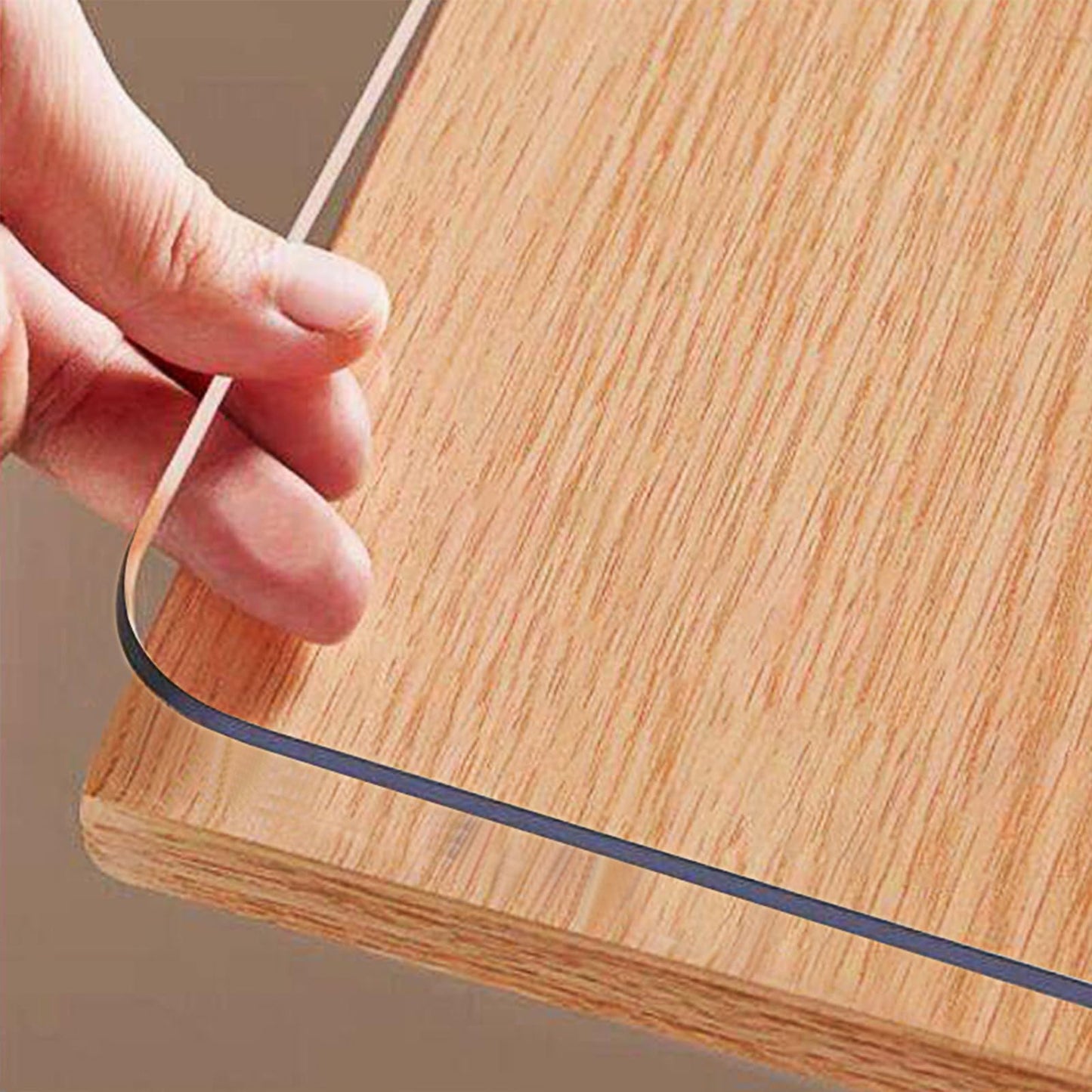 OstepDecor 28 x 52 in Clear Table Protector 1.5mm Thick Plastic Table Cover