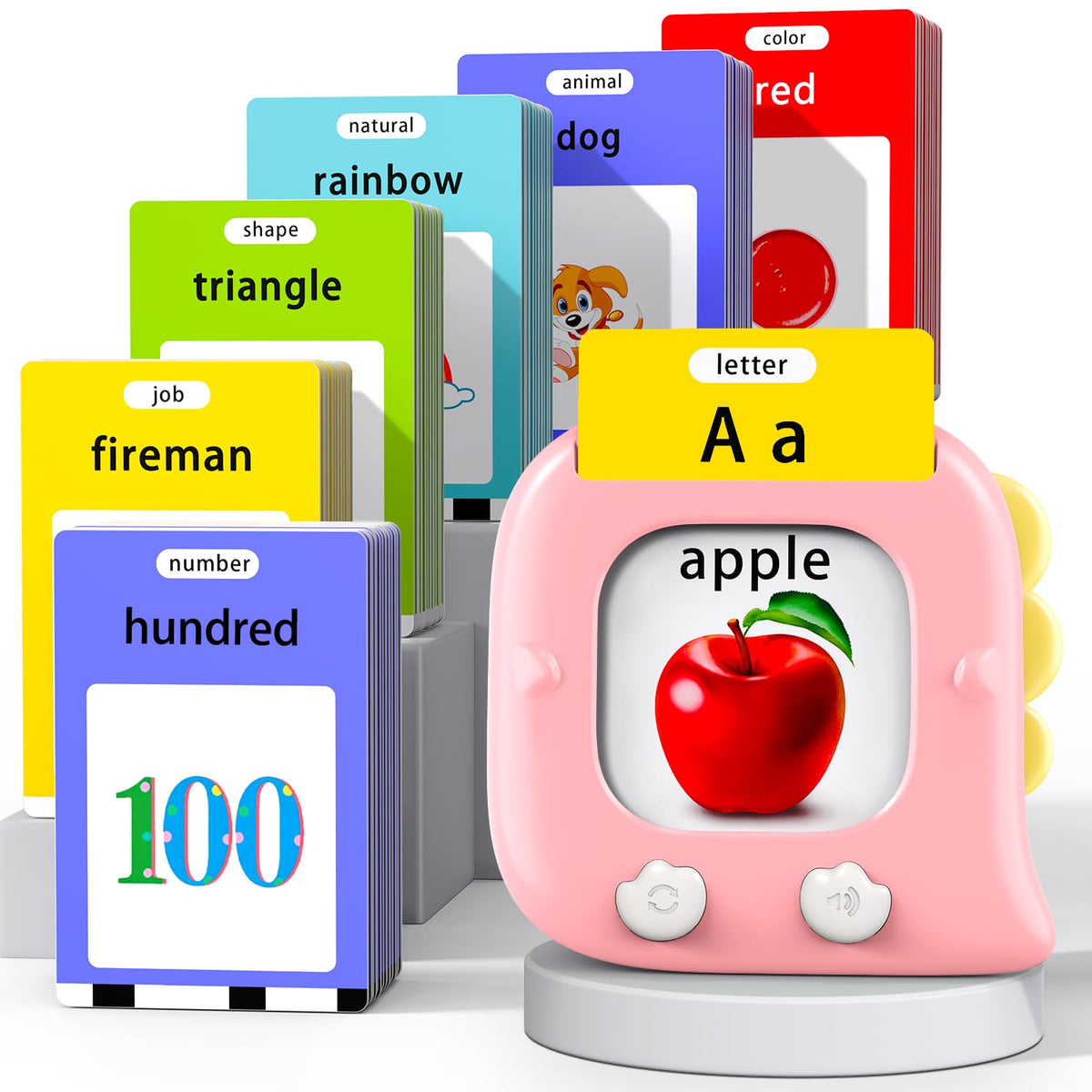 Kidzdo Talking Flash Cards with 560 Sight Words, Xmas Birthday Gifts for 3 4 5 6 Years Old