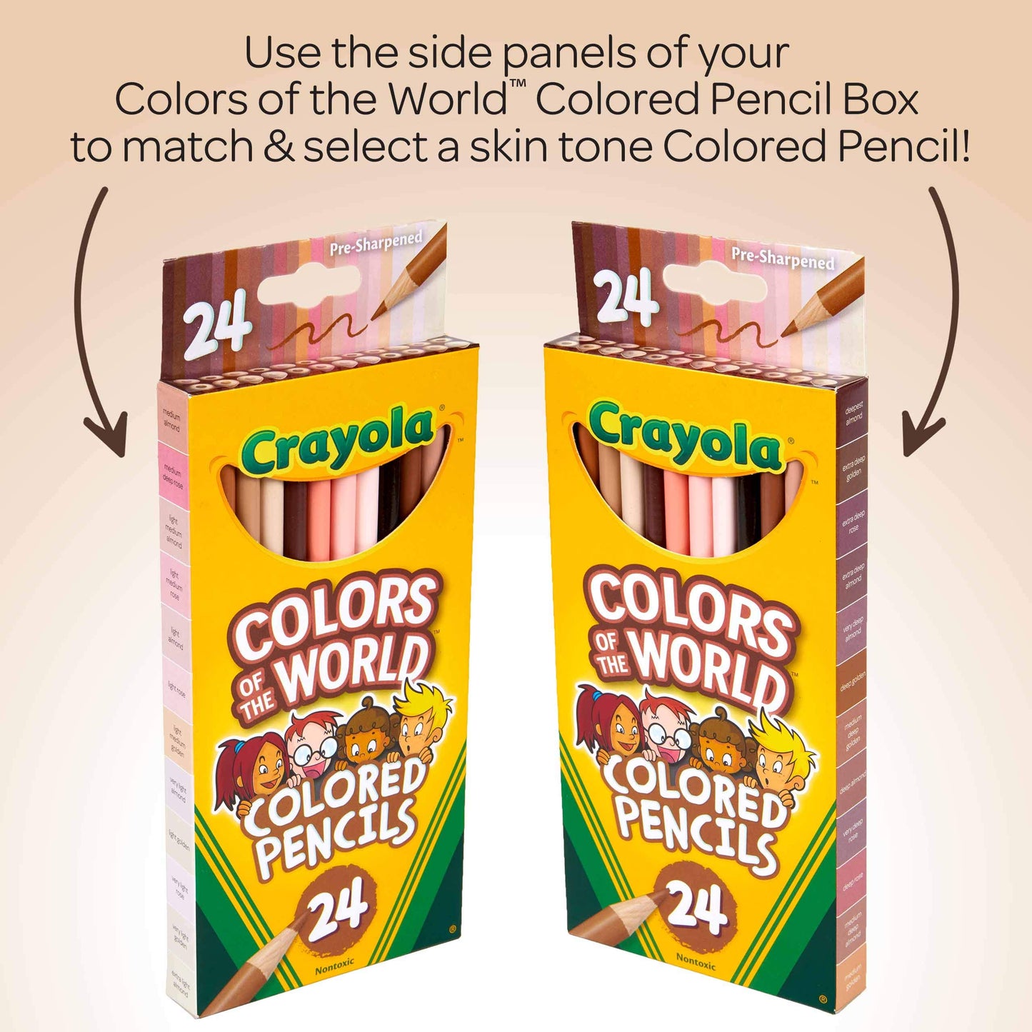 Crayola Colors of the World Bulk Colored Pencil Set - 6 Packs (24ct), Teacher Classroom Must Haves
