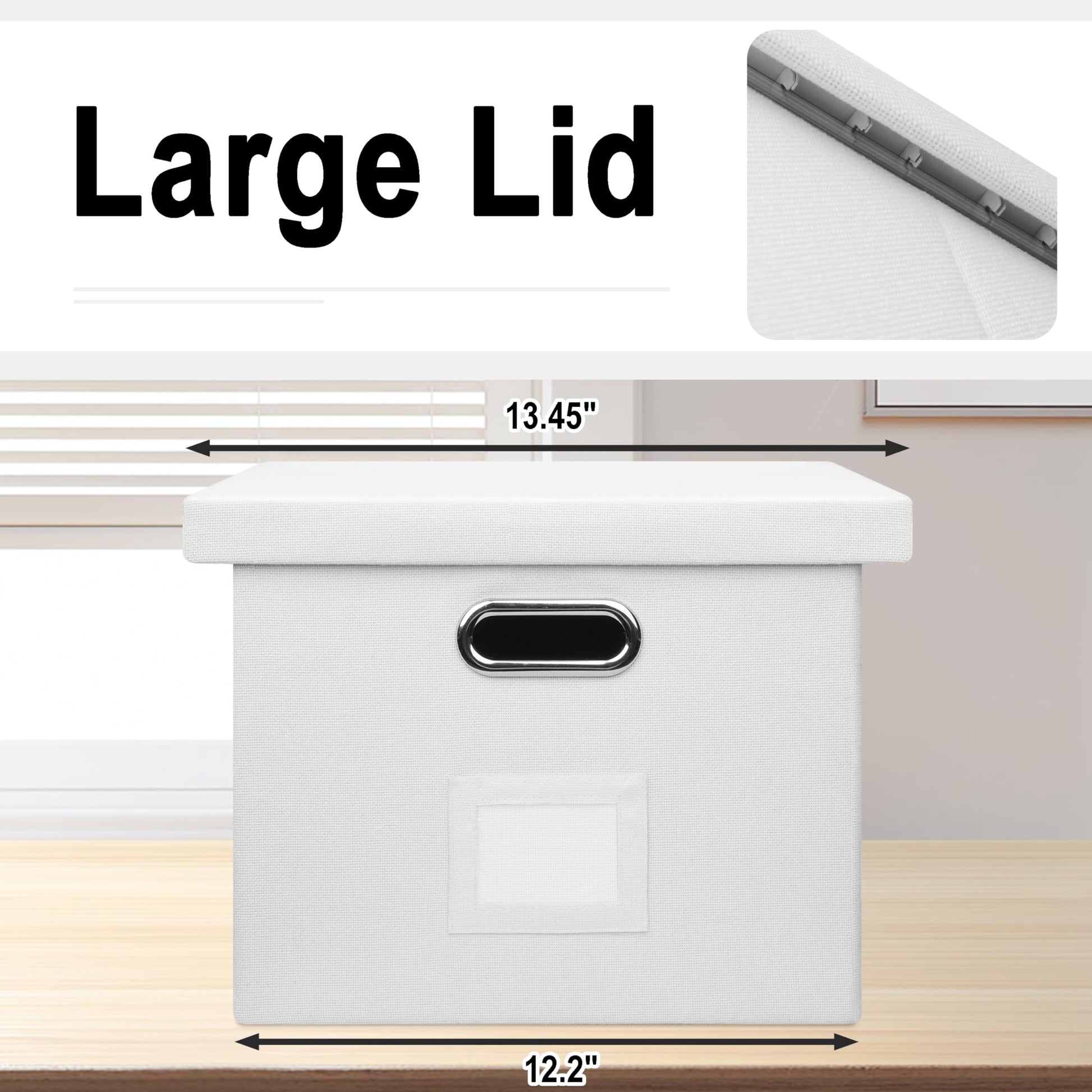 Storage Bins With Lids Office Organization File Folder Organizer Boxes