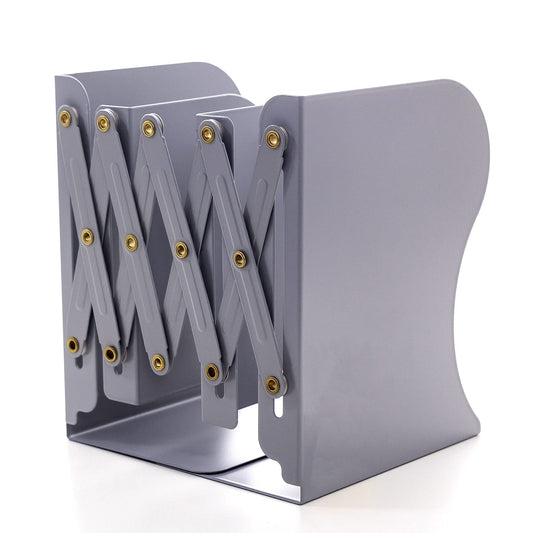 Adjustable Bookends Metal Book Ends for Heavy Book Holder Heavy Duty Bookends Nonskid Bookcase