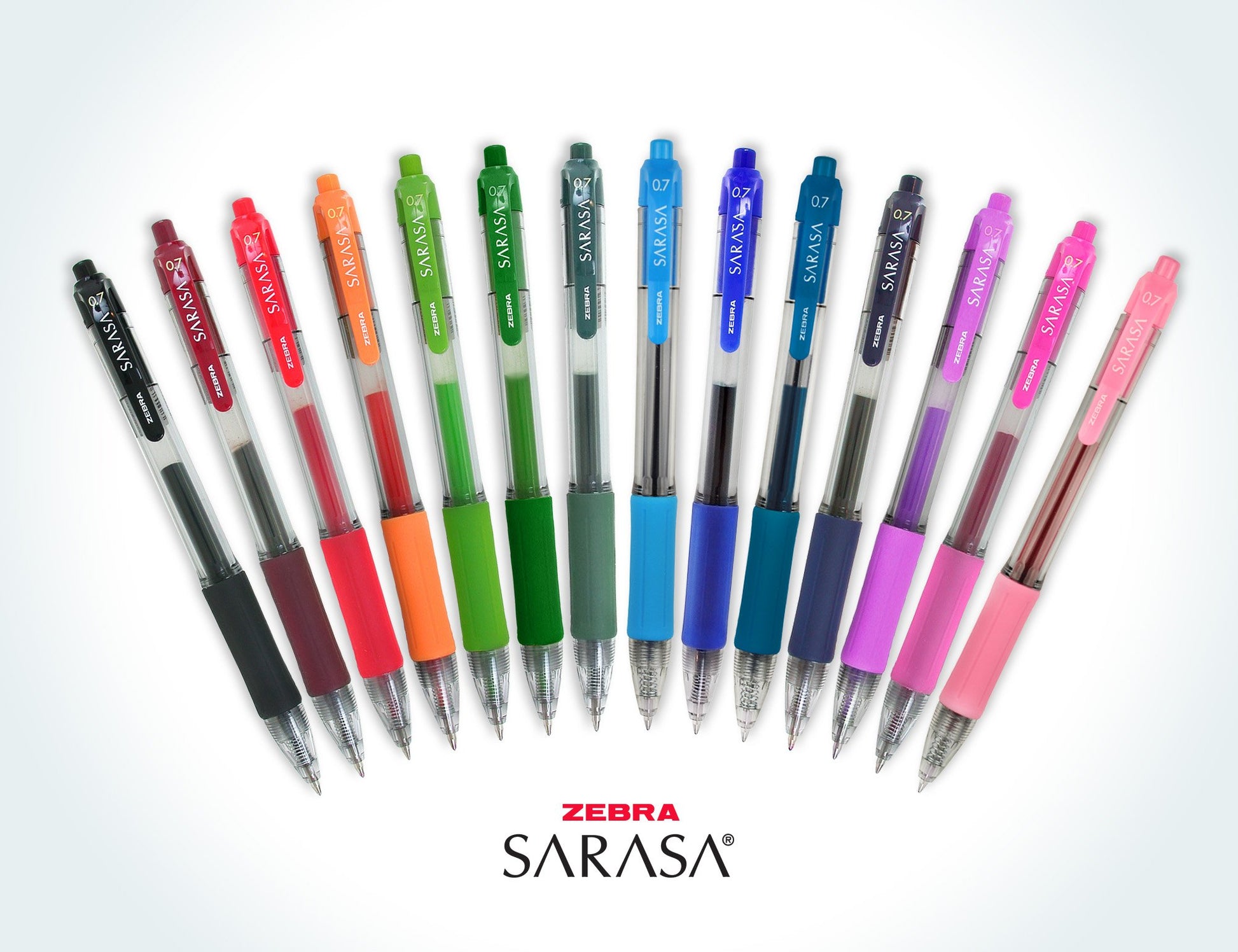 Zebra Pen SARASA X20 Retractable Gel Pen, Blue Ink, 0.7mm, 36-Pack