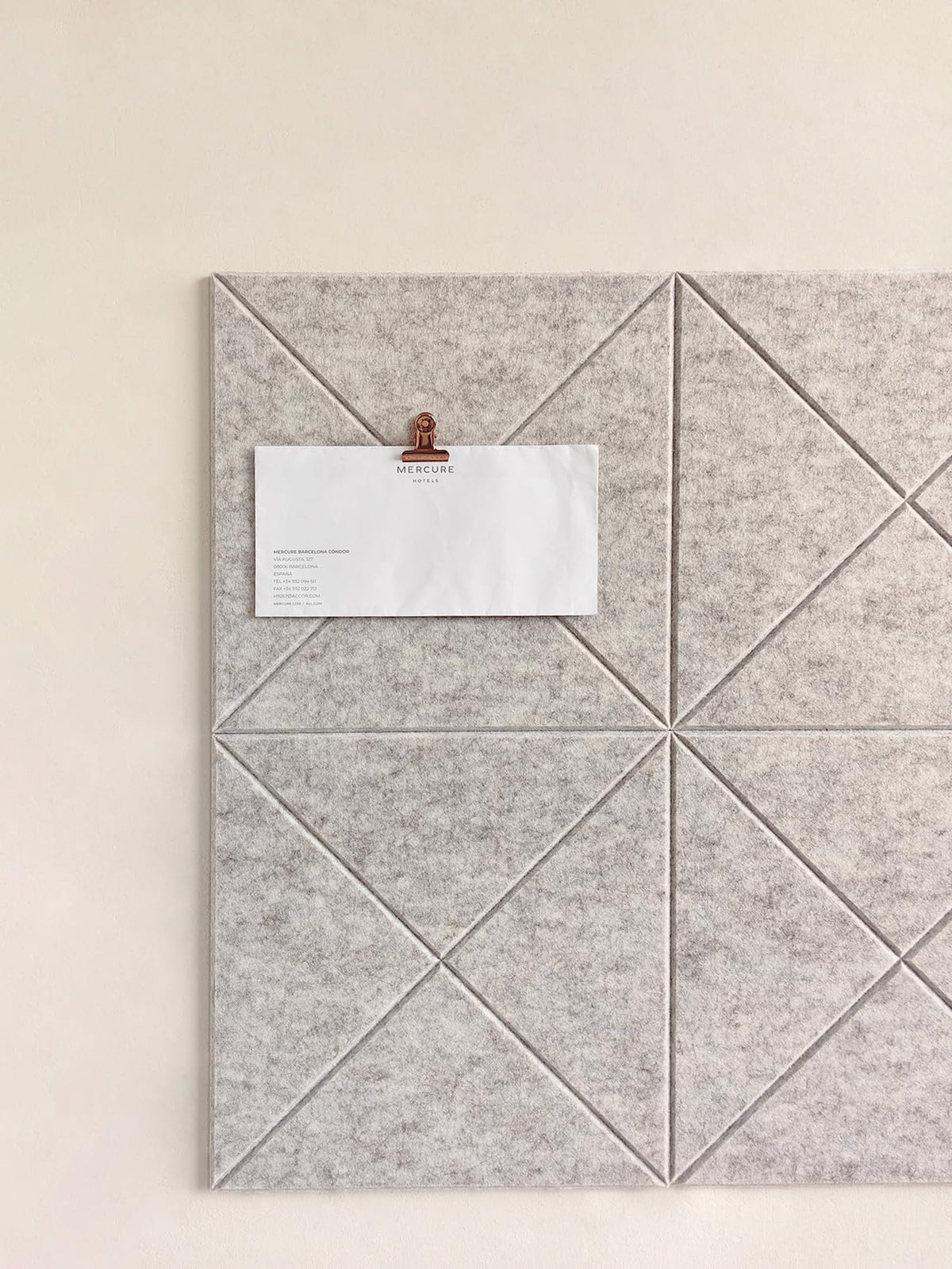 DECORITA Cork Board 24 x36 Alternative - 6 Pack Felt Wall Tiles with Safe Removable Adhesive Tabs