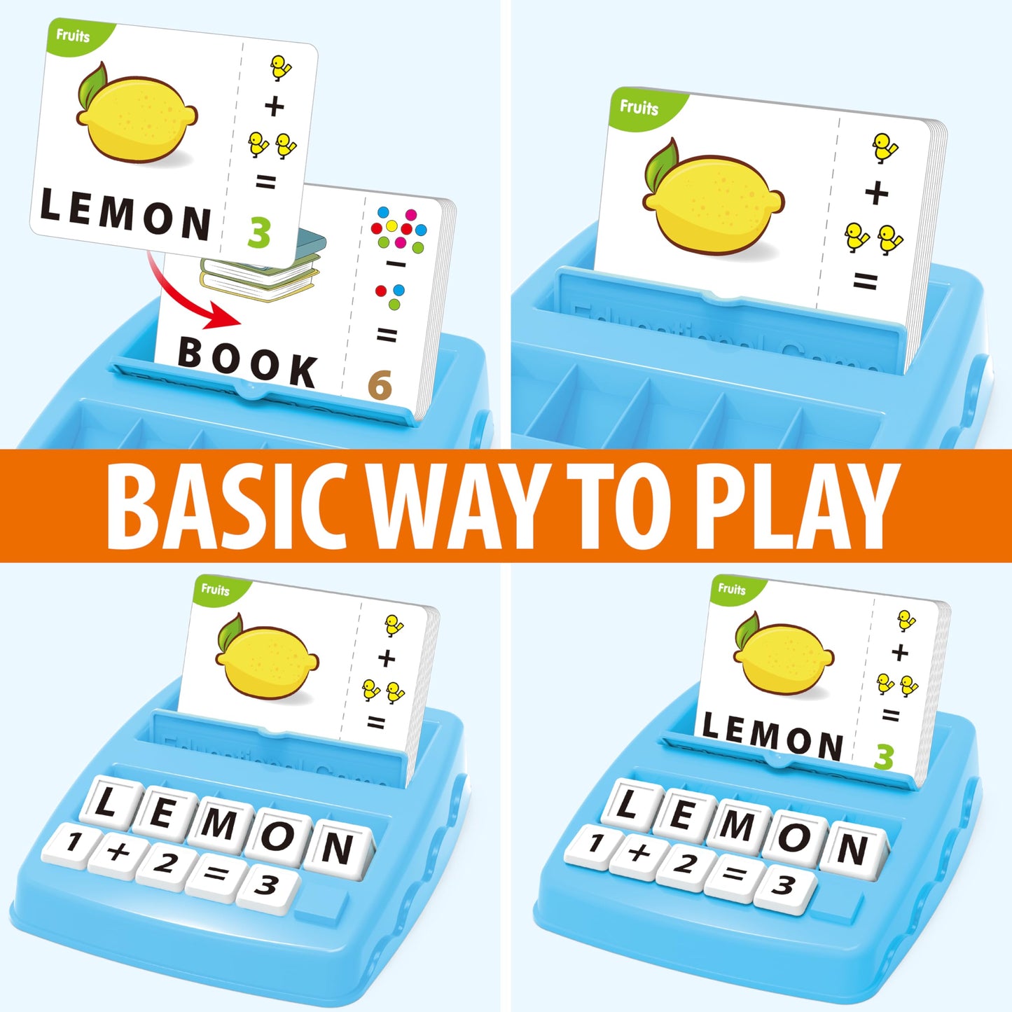 Yolscue Montessori Matching Letter Games,Educational Toys for 3-8 Year Olds Boys Girls,Alphabet