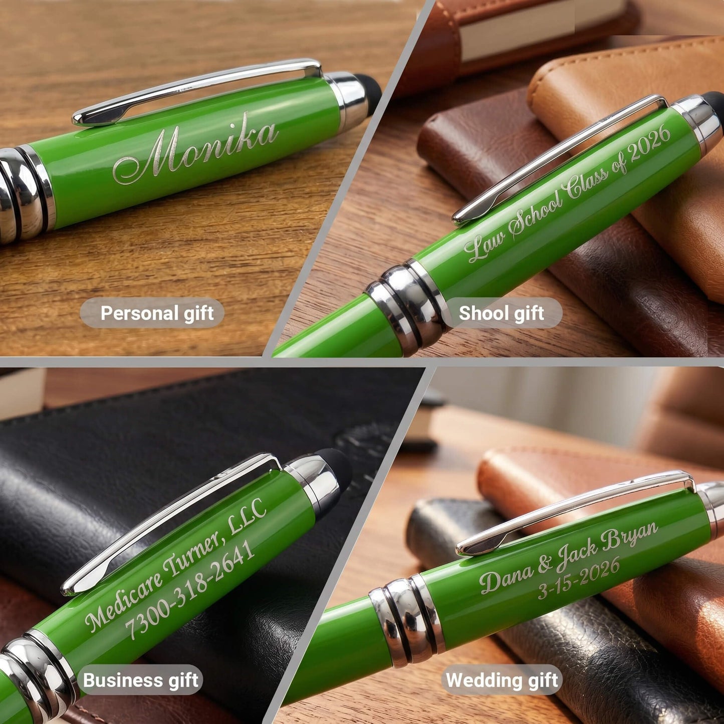 Custom Executive Pens-with Your Team Name or Slogan/Phone number/Address