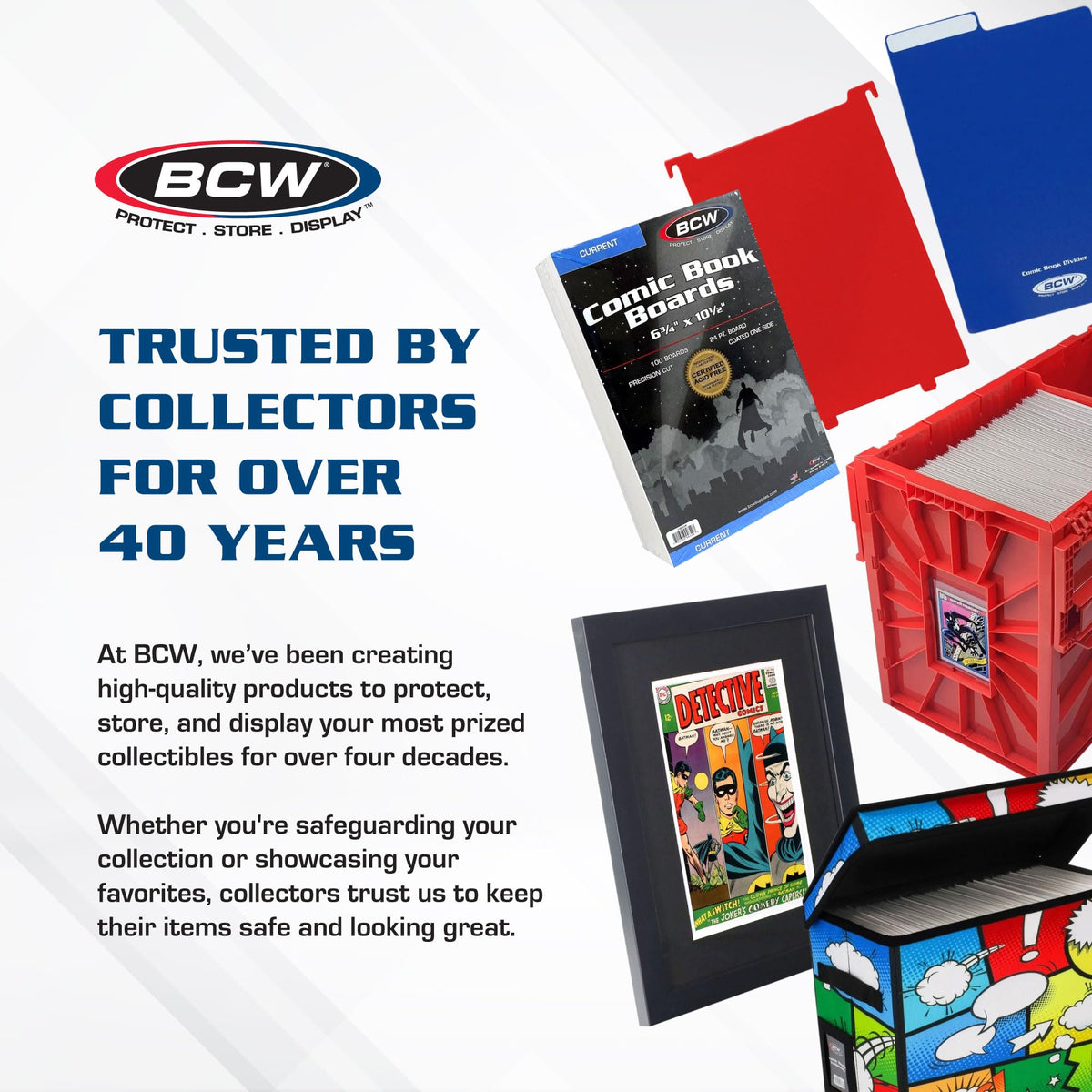 BCW Comic Book Stor-Folio Travel Cases, Holds 15 Bagged Comics, 3 Pack