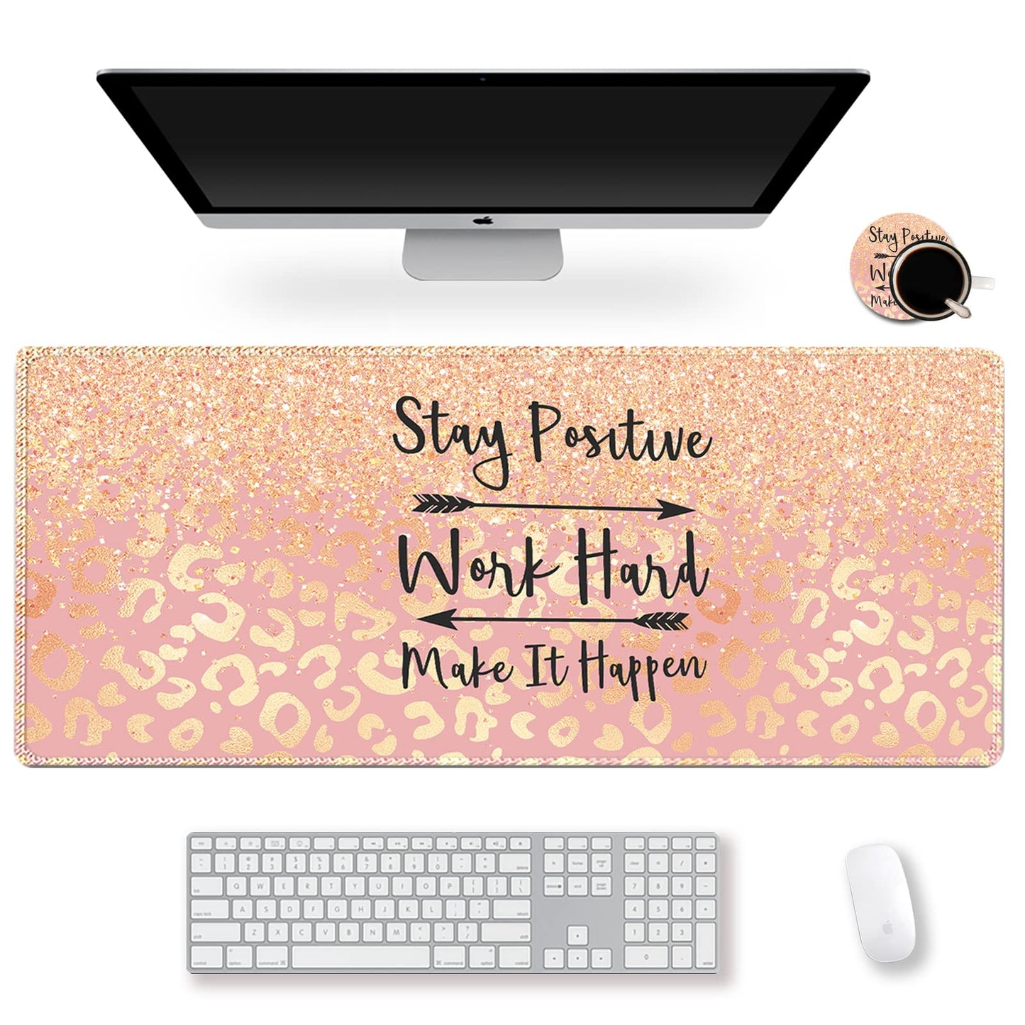 ArtSo Large Gaming Mouse Pad Extended Desk Pad XL Keyboard Mat Long Mousepad Decor Writing Pad