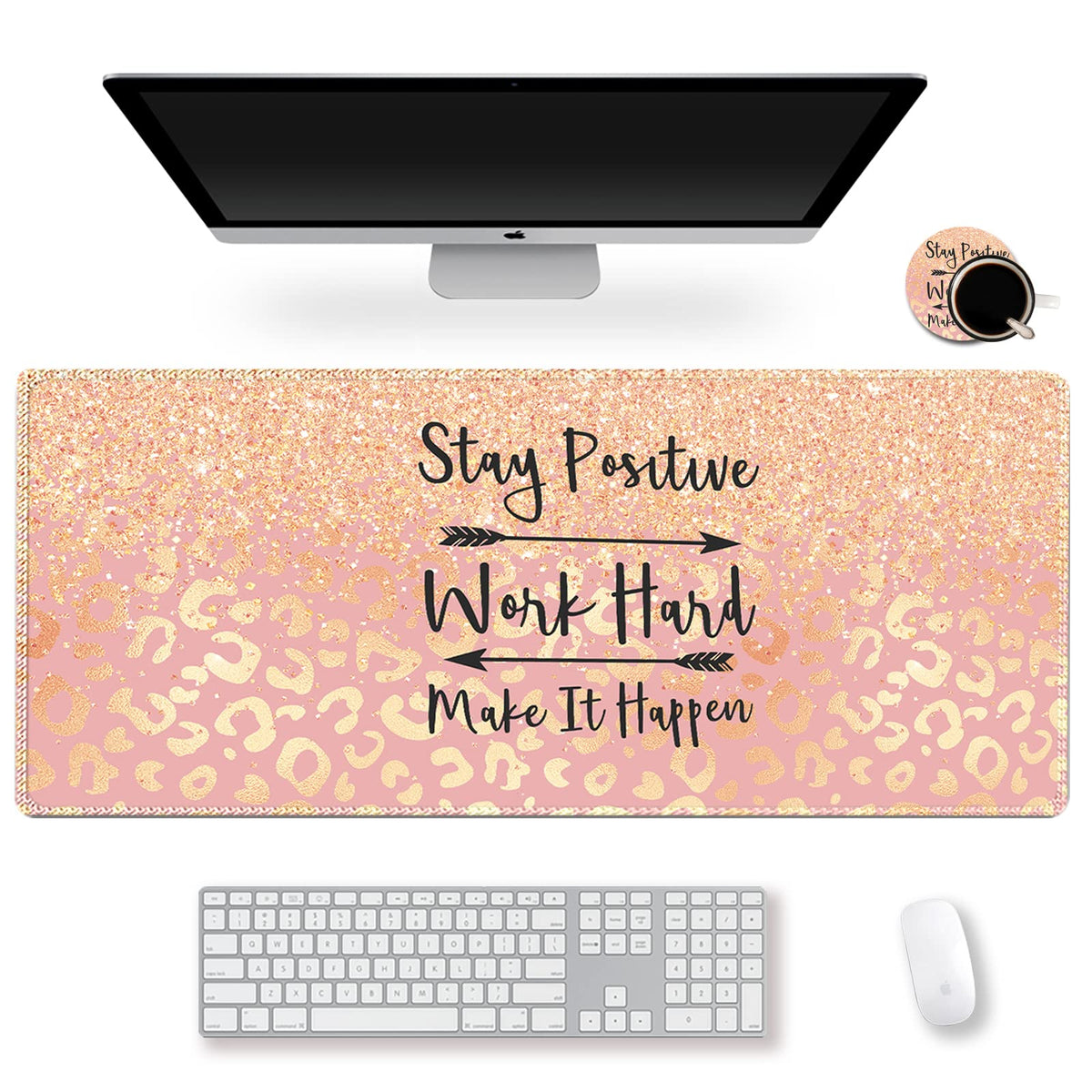 ArtSo Large Gaming Mouse Pad Extended Desk Pad XL Keyboard Mat Long Mousepad Decor Writing Pad