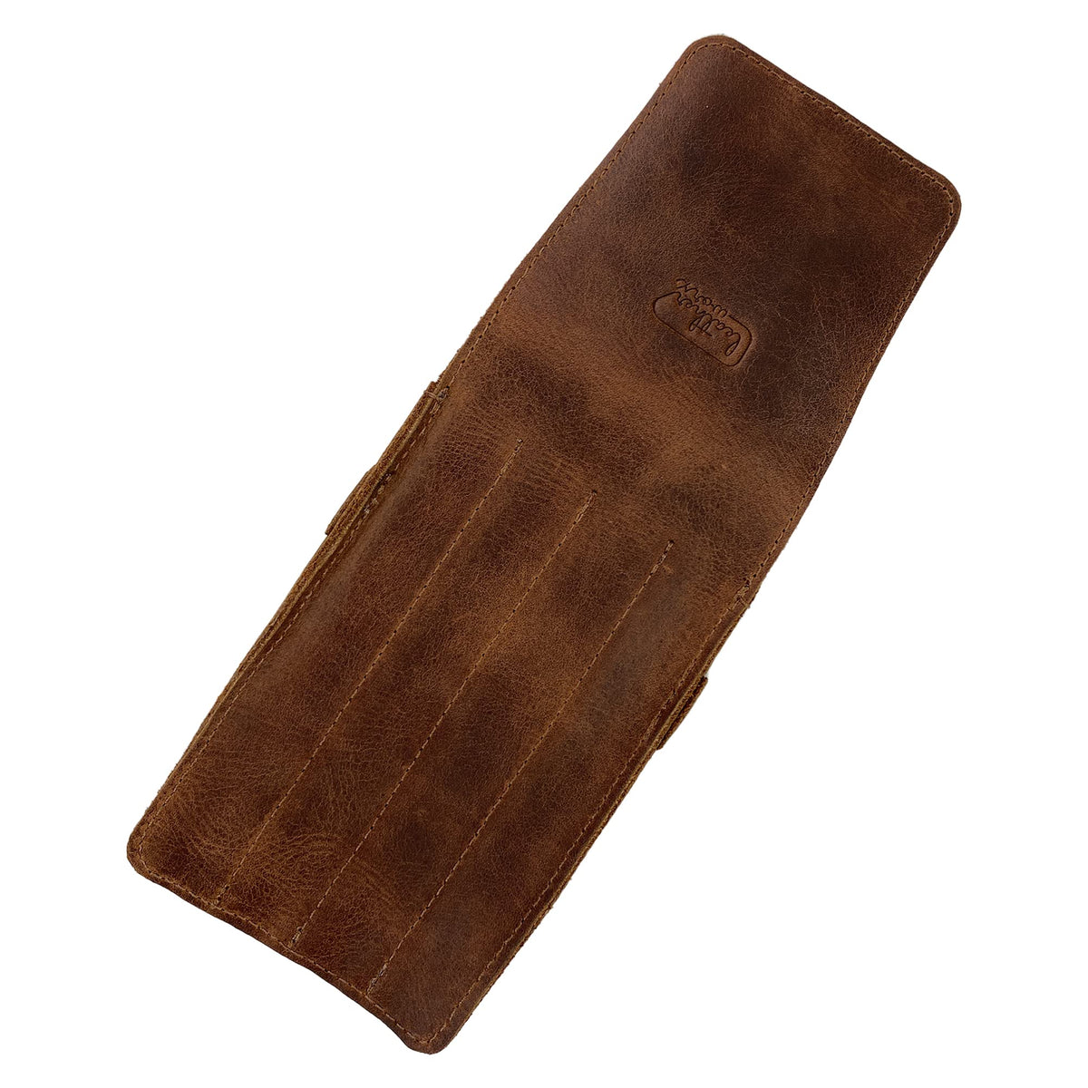 Leather Worx, Pen Holder, Pencil Case, Minimalist Style Holder, Classic Storage, Full Grain
