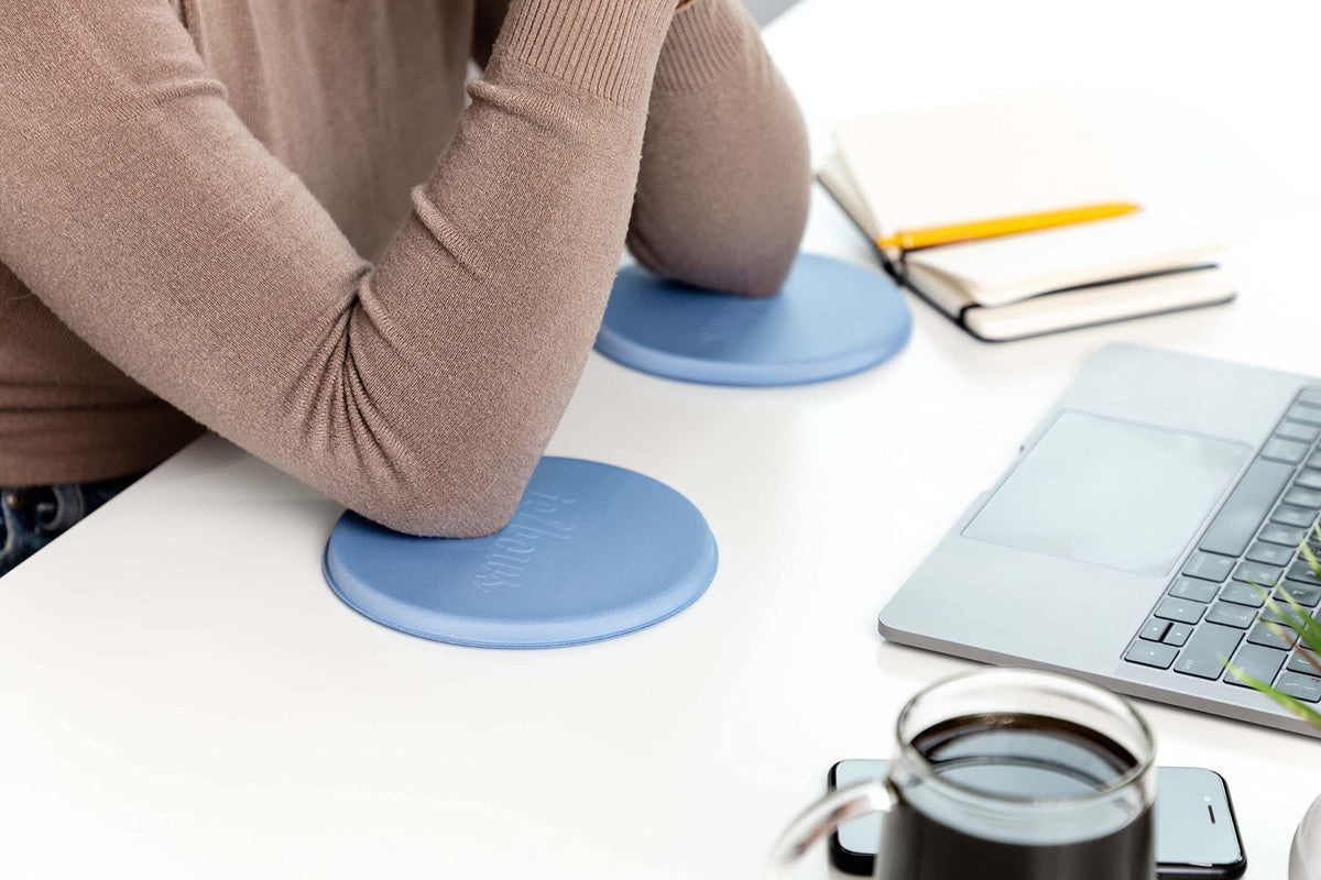 Jelbows Ergonomic Fabric Wrist Rest Set for Arms & Elbows, Comfort for Office & Gaming, Wrist and