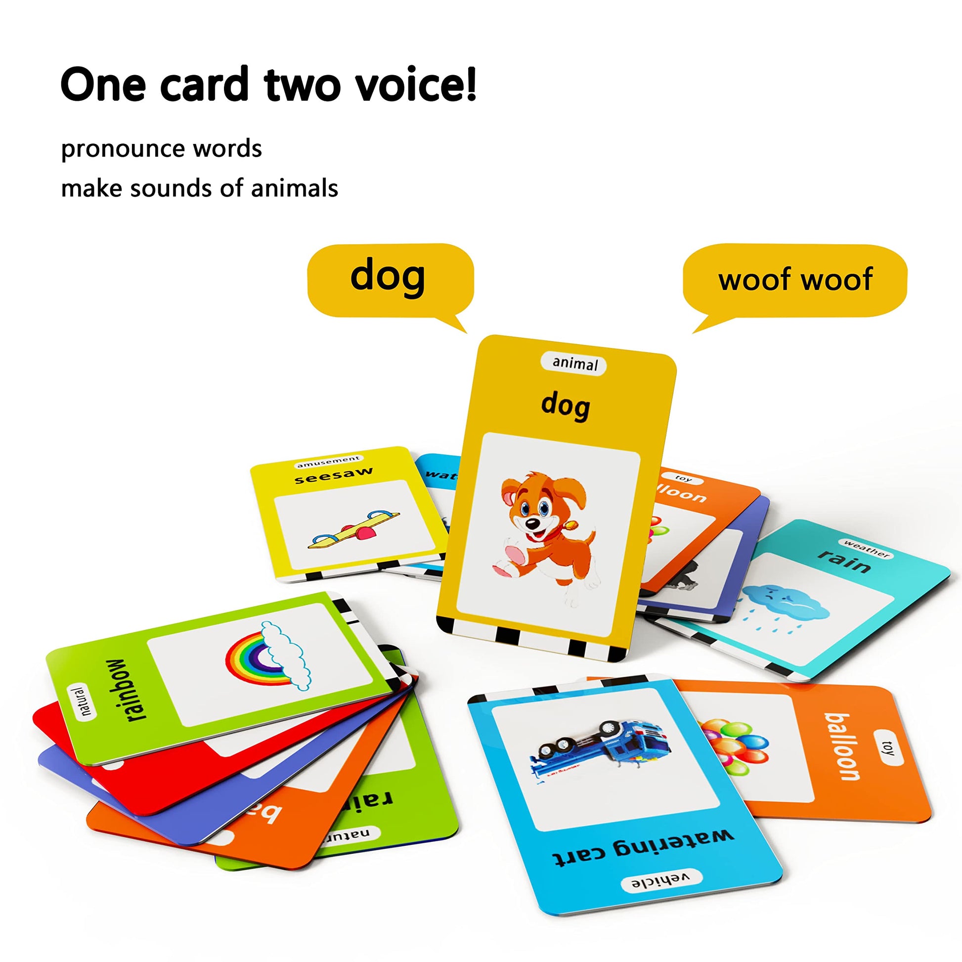 Lapare Audible Educational Toy with Music for Toddlers Age 1 2 3 4 5, 252 Sight Words Flash Cards