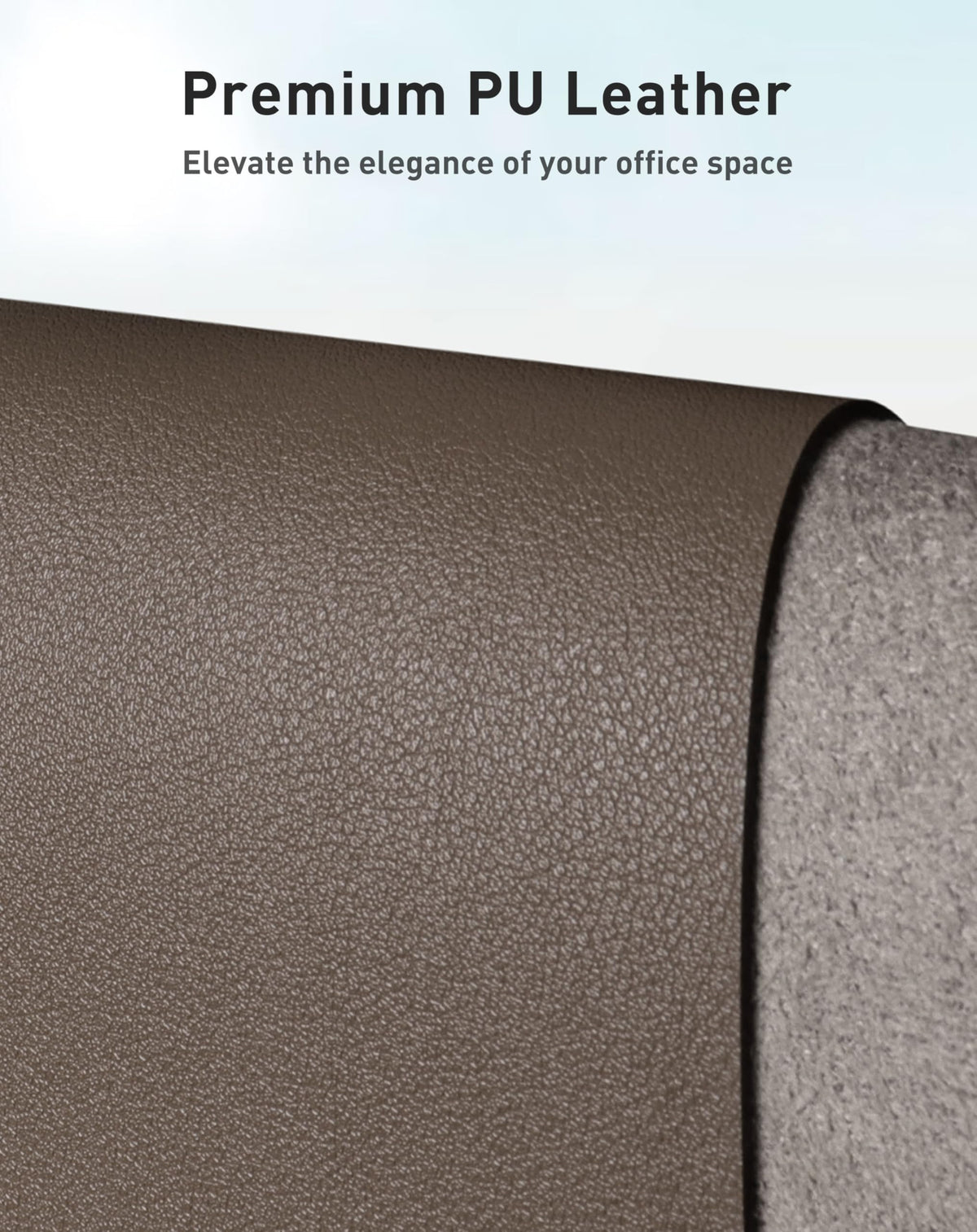 Aothia Faux Leather Desk Mat - Large Mouse Pad, Non-Slip PU Leather Blotter, Waterproof Writing