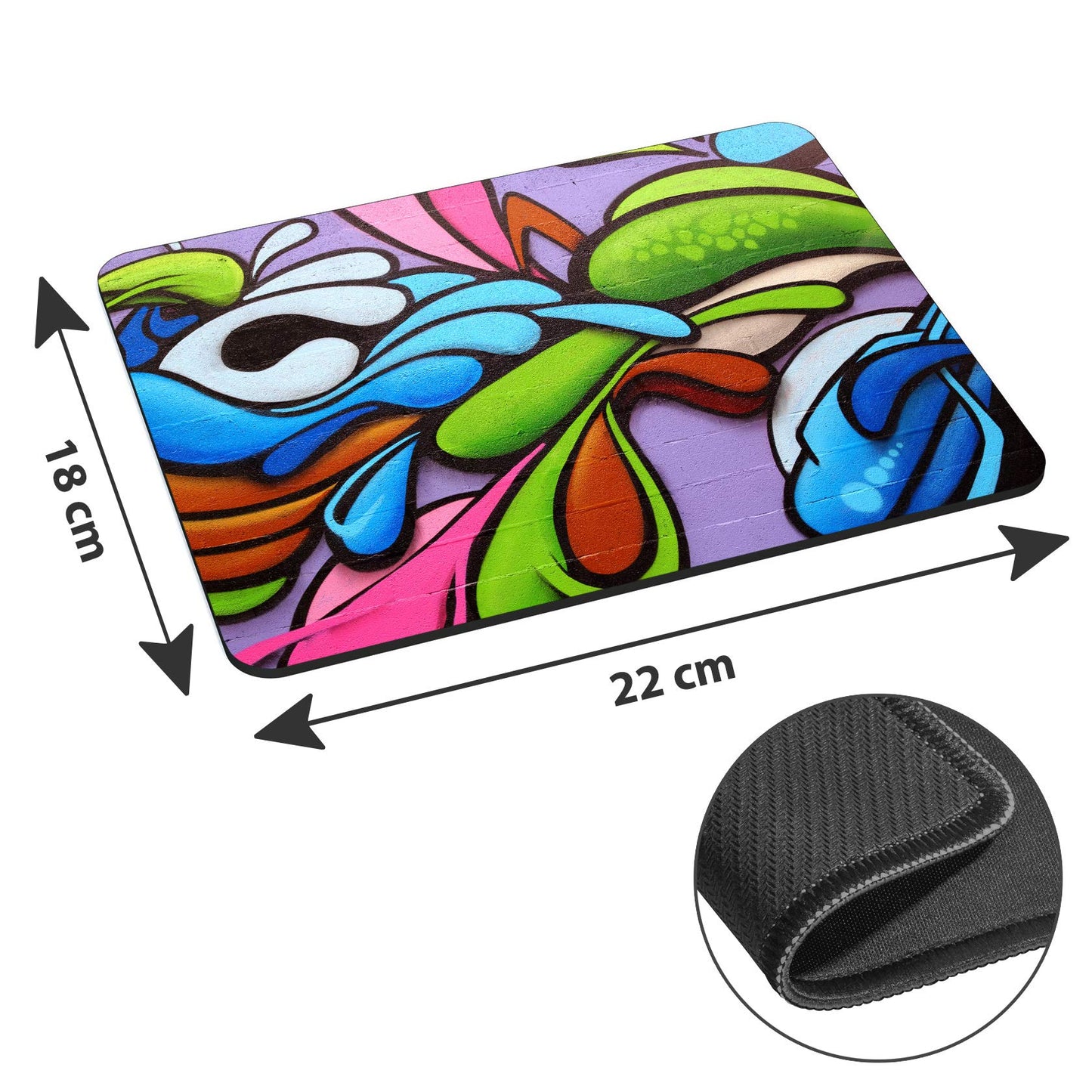 PEDEA Design Mouse Mat Graffiti Art