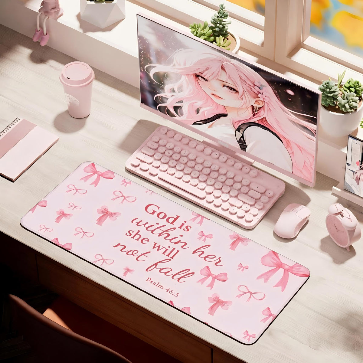 Wiabsi Desk Mat Pad,Large XXL Extended Mouse Pad Mat for Desktop Keyboard