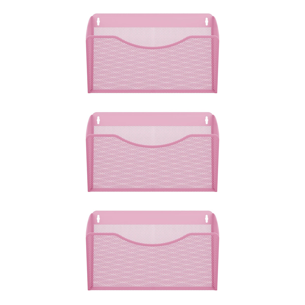 EasyPAG Wall File Organizer, Metal Mesh Hanging File Folder Holder for Letter/A4 Size Folders