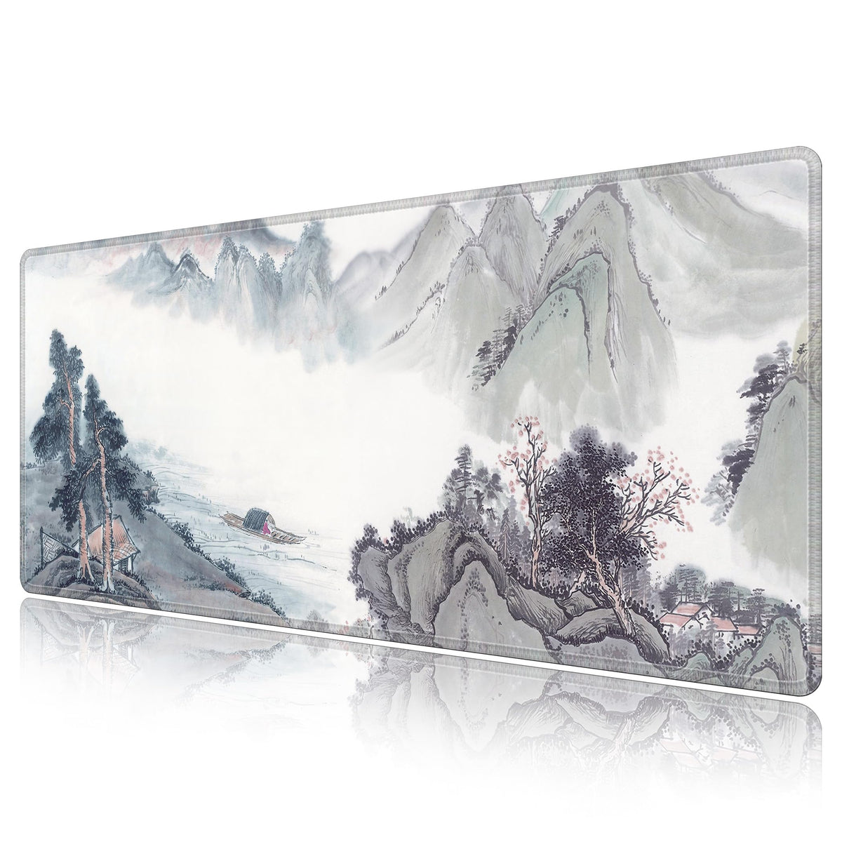 LL-COEUR XXL Landscape Gaming Mouse Pad Computer Keyboard Mat Office Desk Pad (Landscape 1, 35.4" x