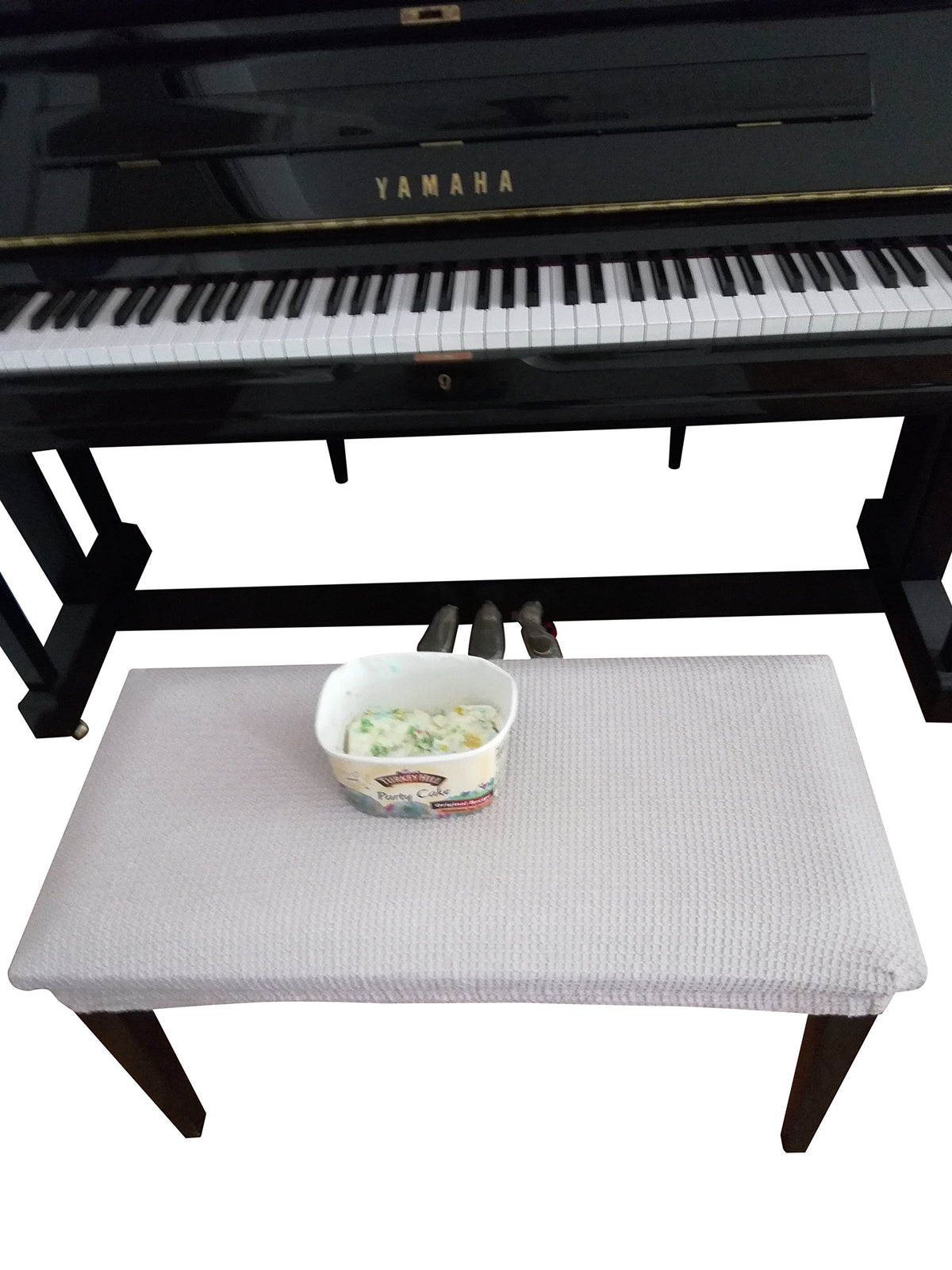 Qualitrusty Waterproof Piano Bench Cover - Perfect for Pets, Kids, Elderly, Weddings, Parties