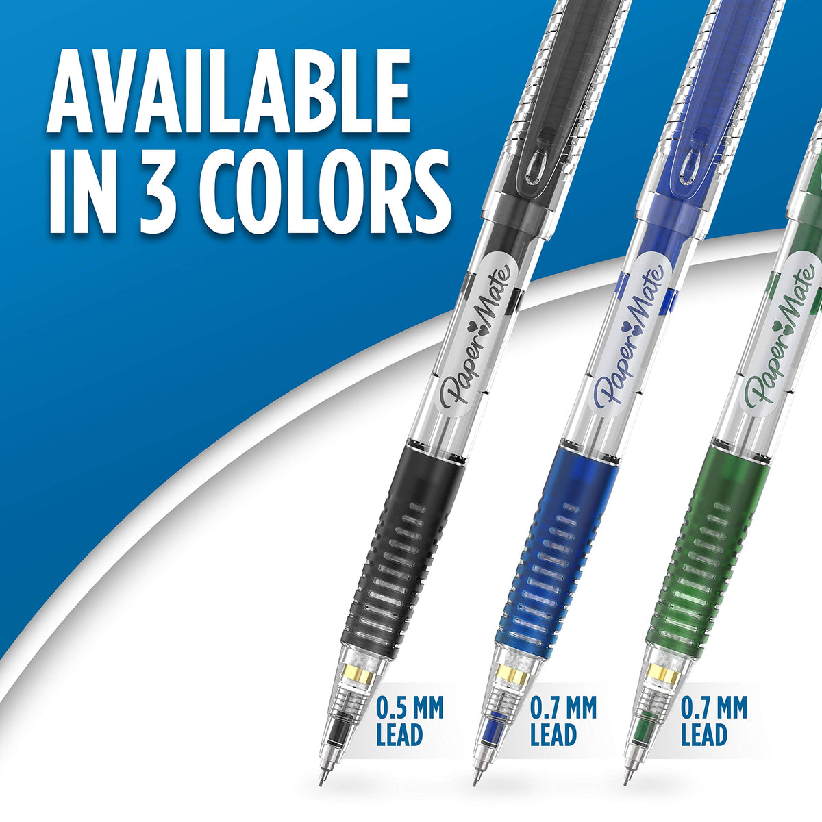 Paper Mate Clearpoint Break-Resistant Mechanical Pencils 0.7mm HB 2 Lead
