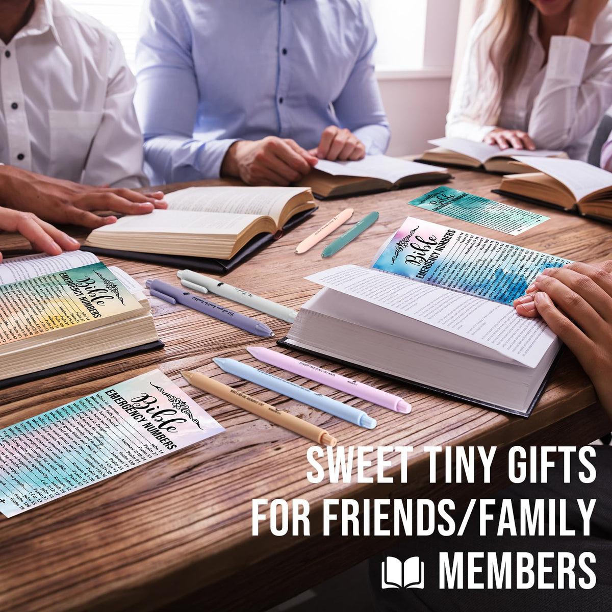 Feifeiya 50 Sets Christian Pens Bible Verse Gifts, Watercolor, English