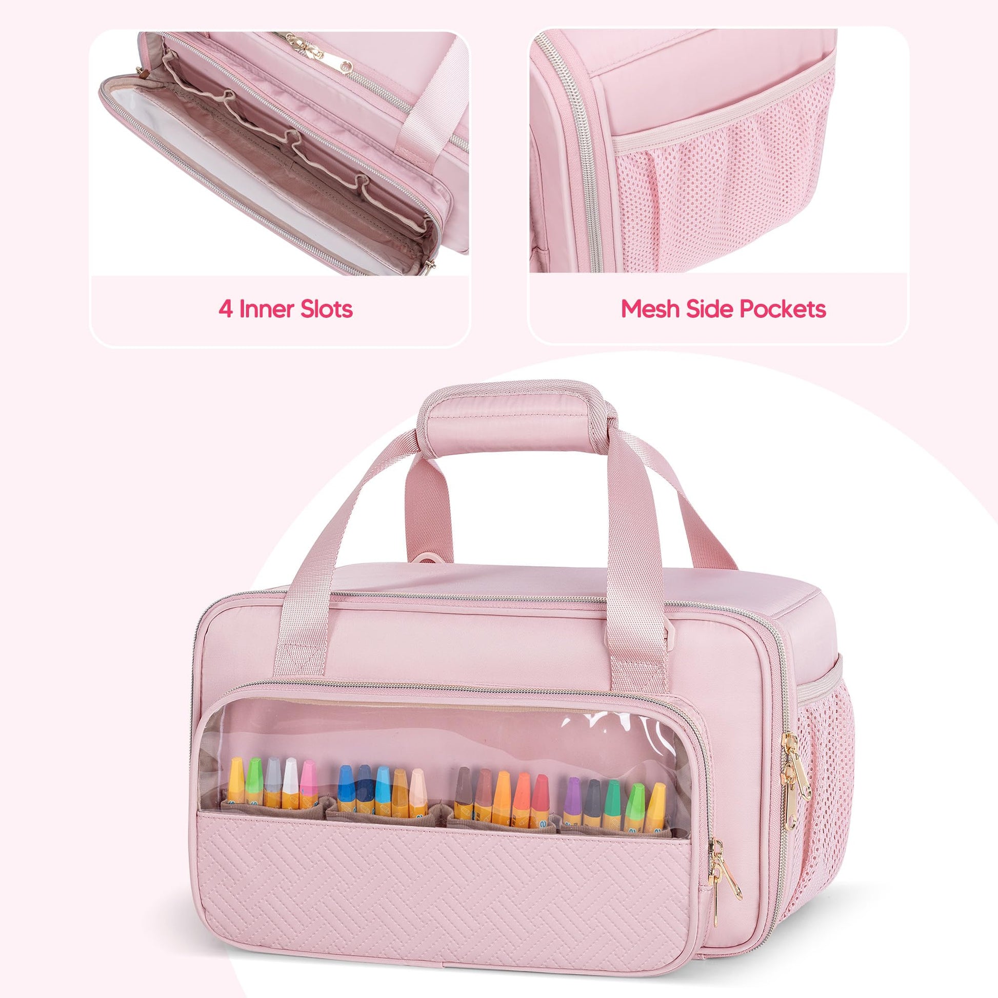 Prokva Marker Organizer Case for 216 Markers, Large Marker Storage Bag