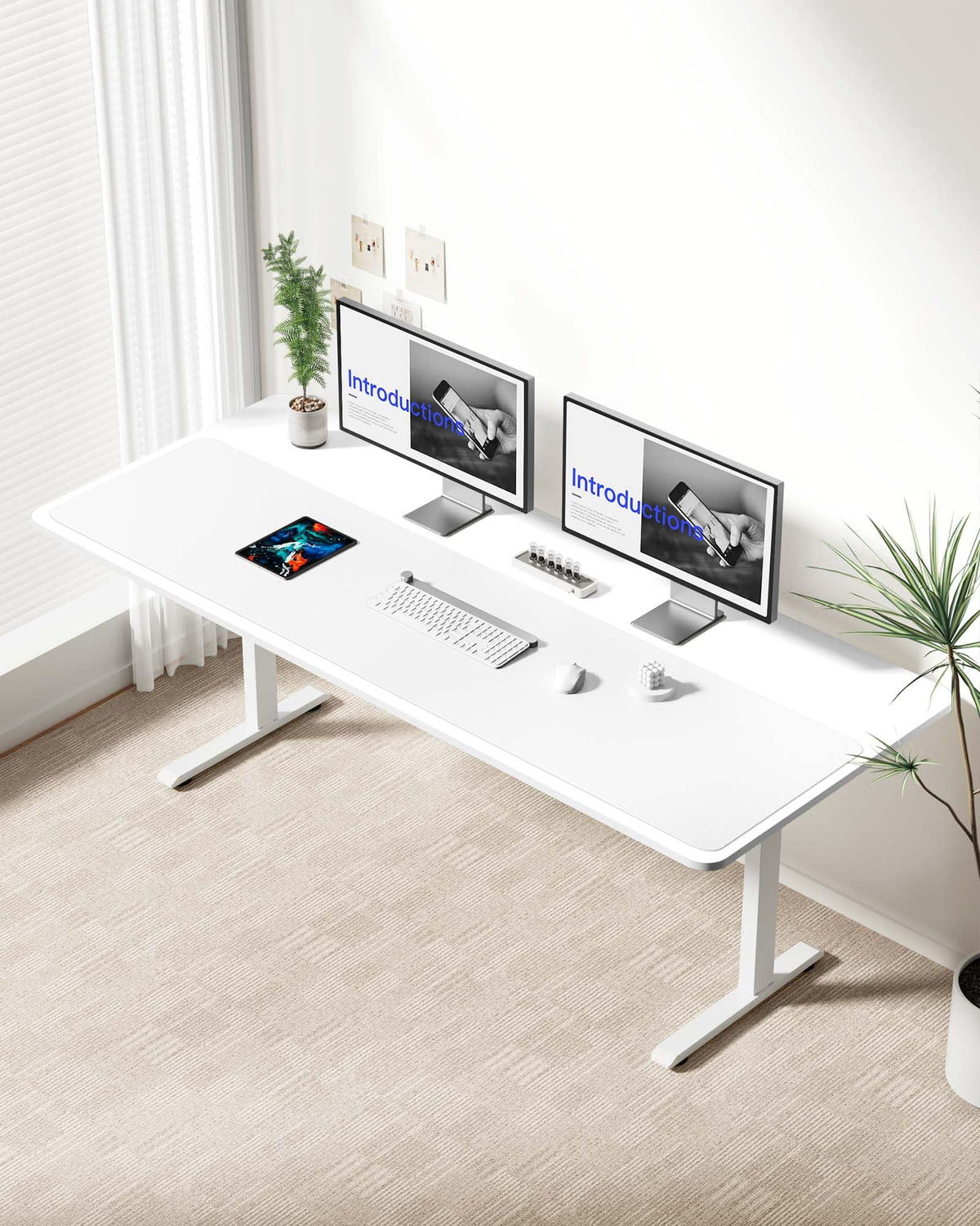 YSAGi Leather Desk Protector, Office Mat, Large Mouse Mat, Non-Slip PU Leather Blotter, Laptop Desk