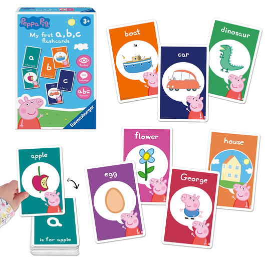 Ravensburger Peppa Pig My First Flash Card Game Kids Age 4 Years Up - Ideal Early Learning, Object