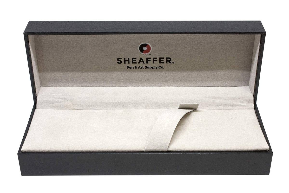Sheaffer Prelude Gloss Black Ballpoint Pen with Gun Metal Tone PVD Trim