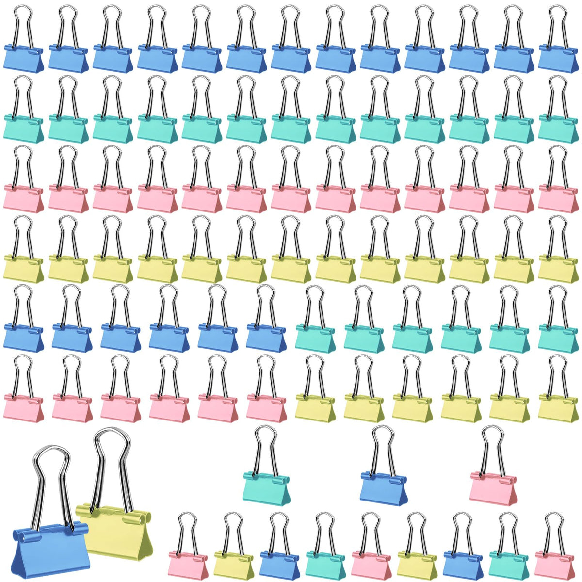 180Pcs Small Binder Clips, Mini Binder Clips, Clips Office Supplies