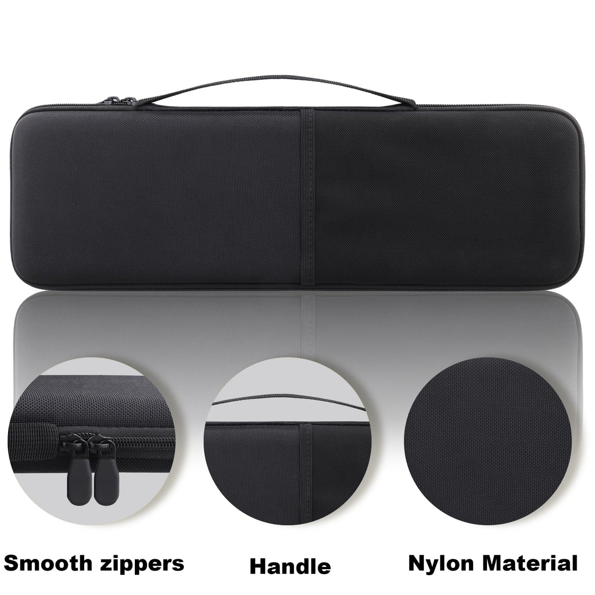 co2CREA Hard Case for Apple Magic Keyboard and Numeric Keypad + Mouse,Black