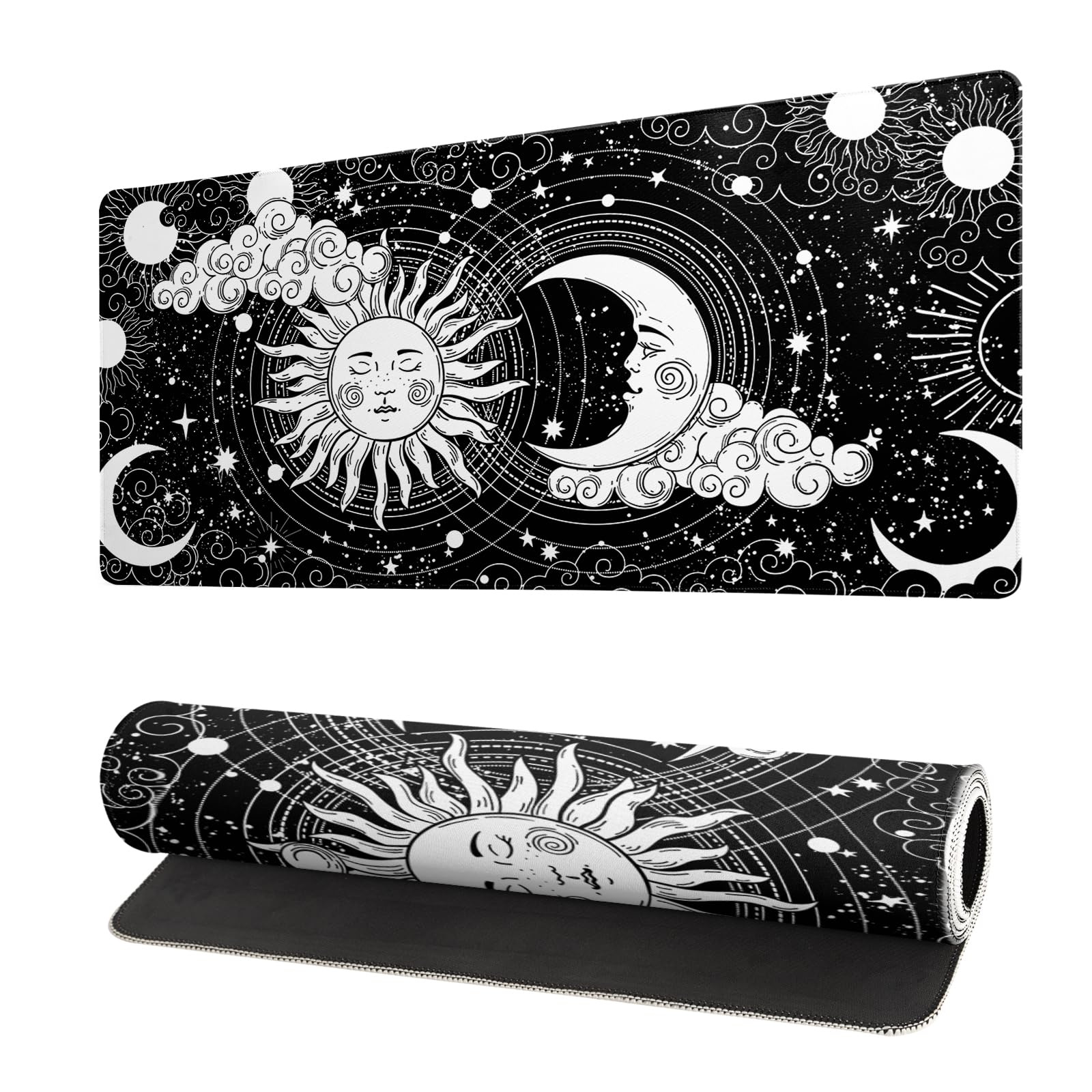 Magic Astrology Extended Big Mouse Pad Large, Gaming Mouse Pad Desk Pad,27.6x11.8 Inch Long