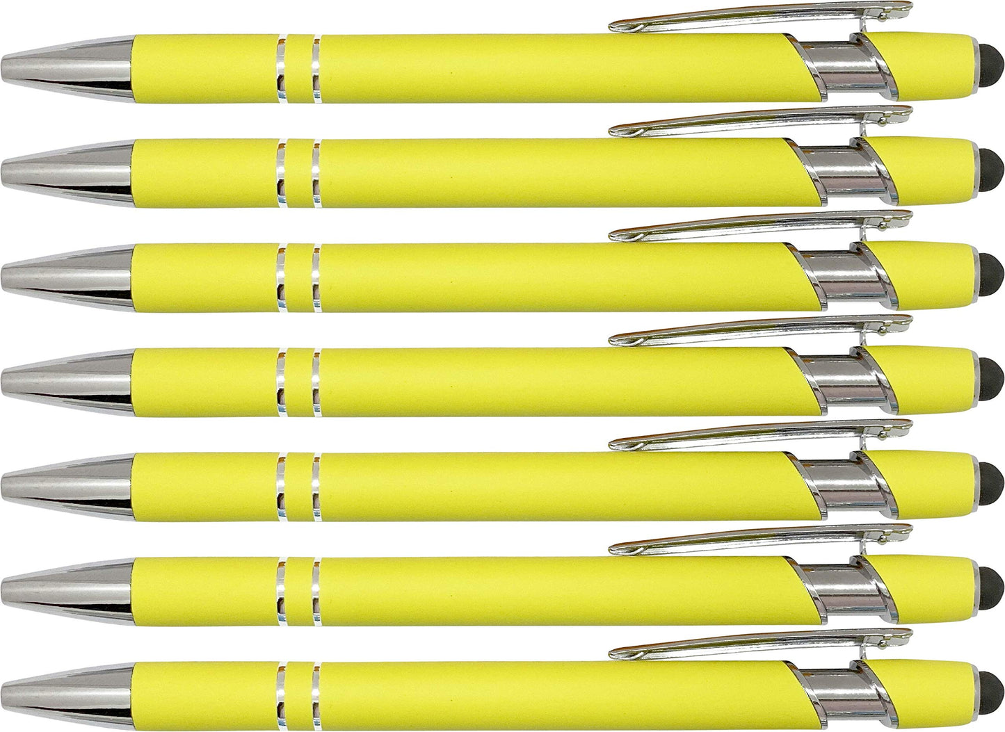 Pastel Rubberized Soft Touch | Pastel Colors | Ballpoint Pen with Stylus Tip a stylish, premium