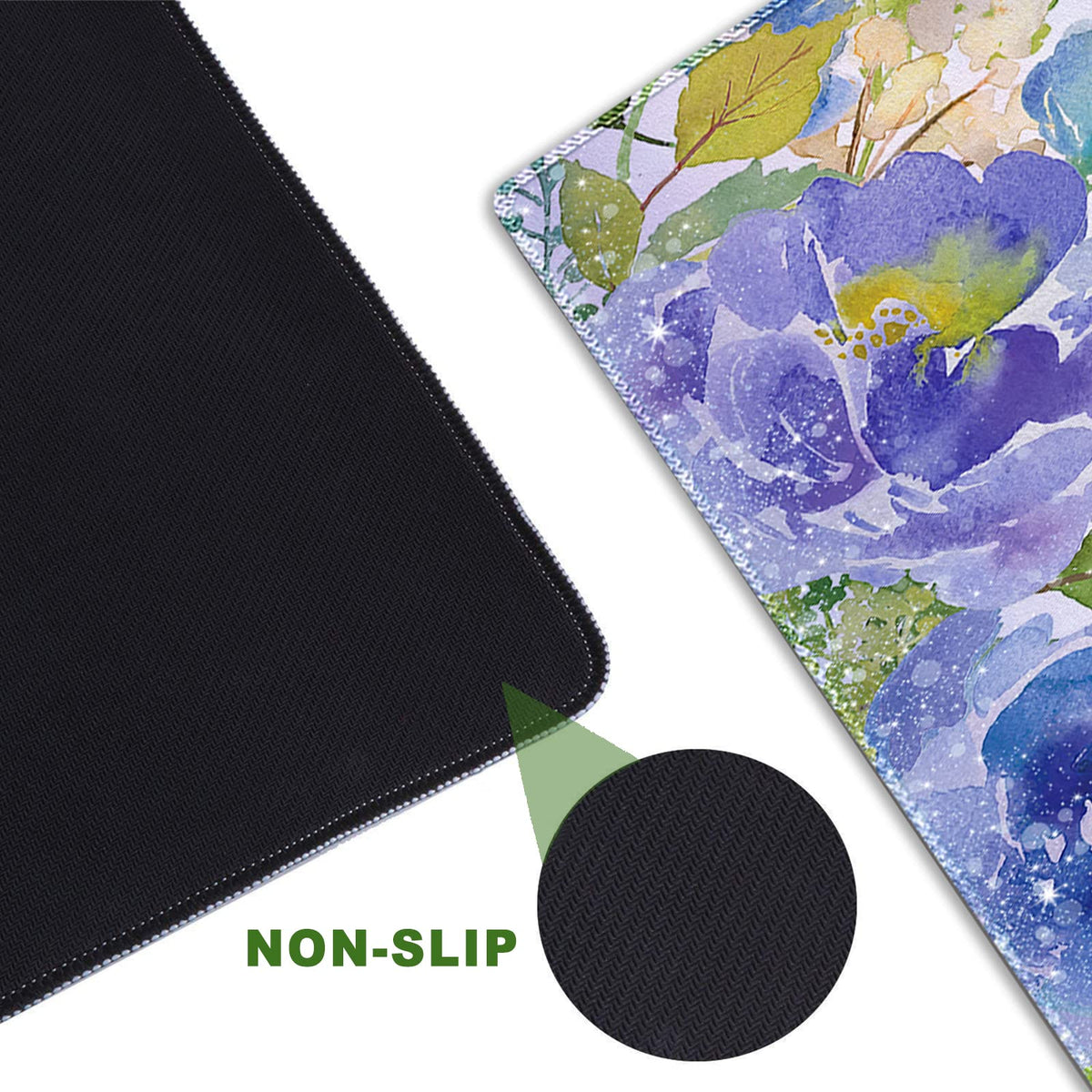 ARTSO Large Gaming Mouse Pad with Stitched Edges, XXL Extended Keyboard Mat Long Mousepad Desk