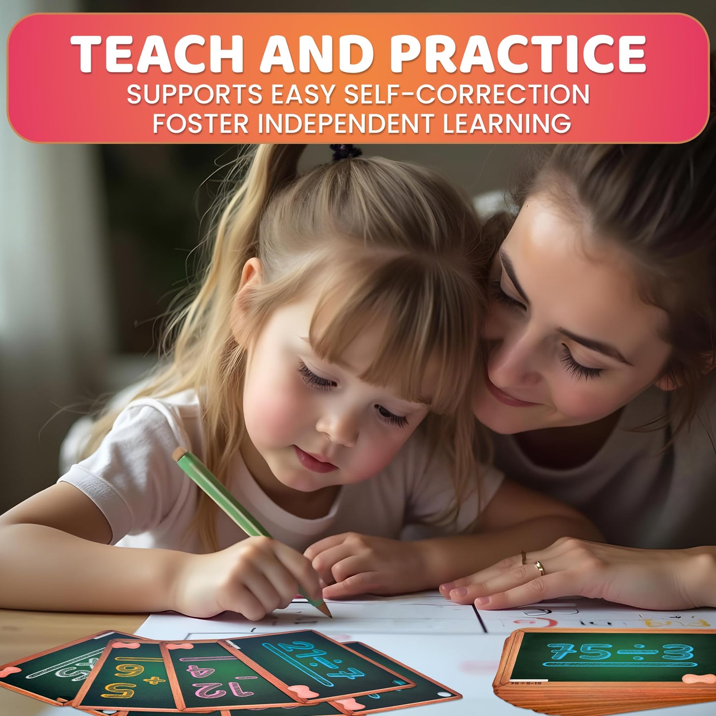 Math Flash Cards for Kids Ages 4-8 - Math Games 1st to 3rd Grade