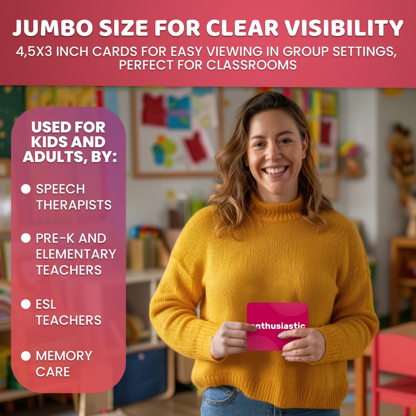 Vocabulary Builder Flash Cards for Kids Ages 4-8 — Speech Therapy Materials