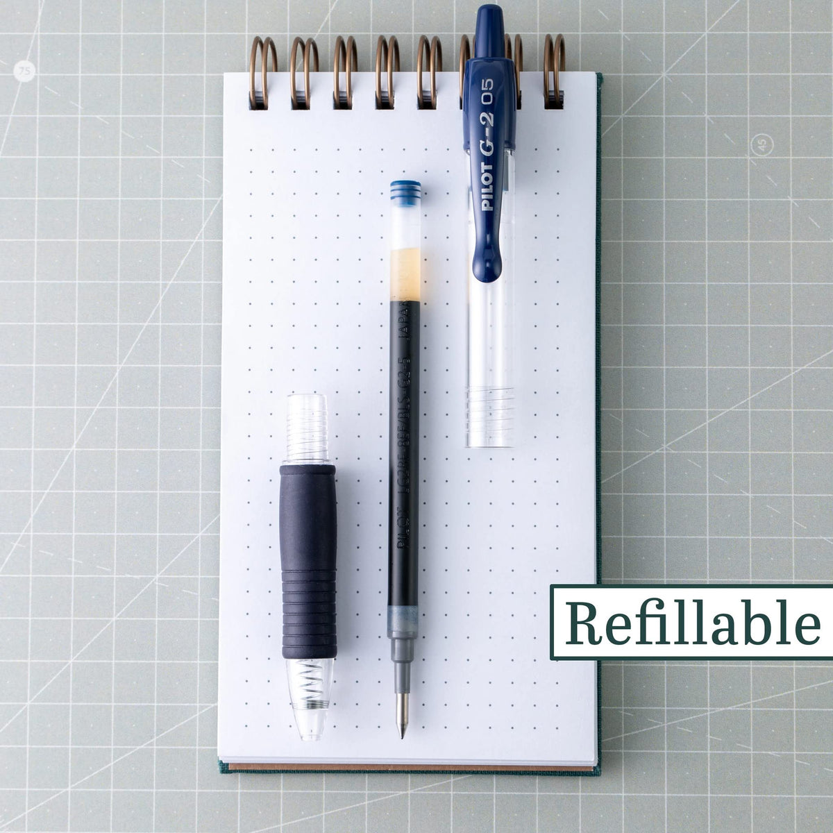 PILOT G2 Premium Retractable Rolling Ball Navy Gel Pens, 0.5mm, 12-Pack