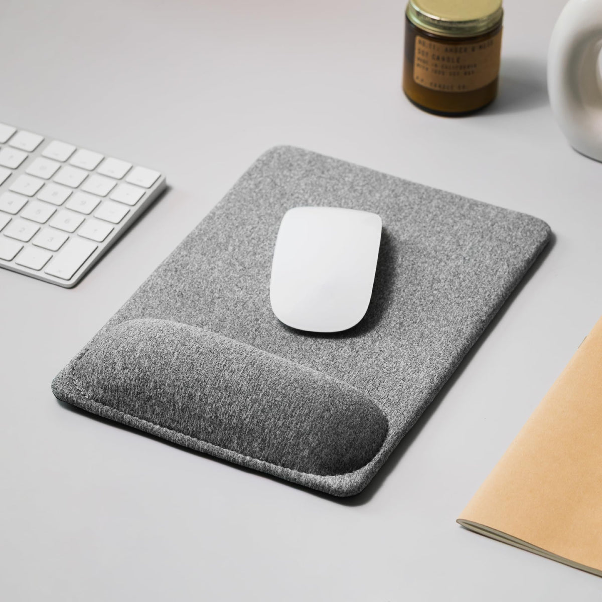 SenseAGE Large Ergonomic Mouse Pad with Wrist Rest Support, Enhanced Comfort & Space, Non-Slip