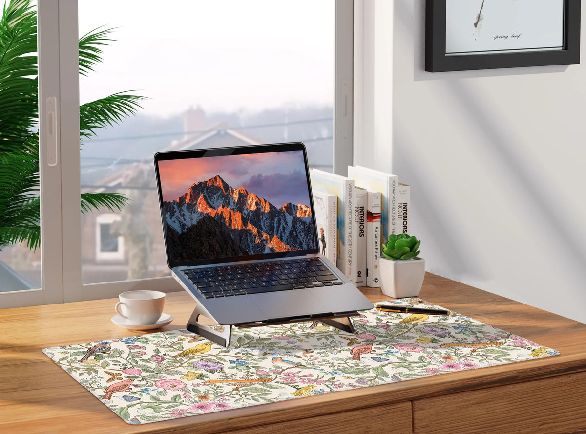 Baziabbo Cute Desk Mat,XXL Extended Big Mouse Pad,Gaming Mousepad with Stitched Edge,Non-Slip