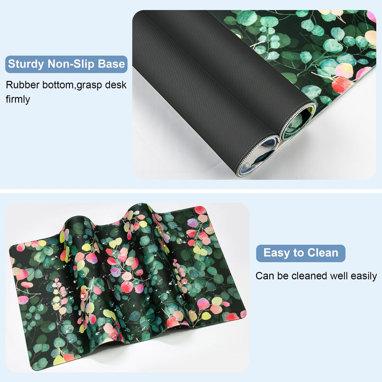 Large Gaming Mouse Pad with Coaster,Desk Matt for Desktop,Desk Mat-Tree