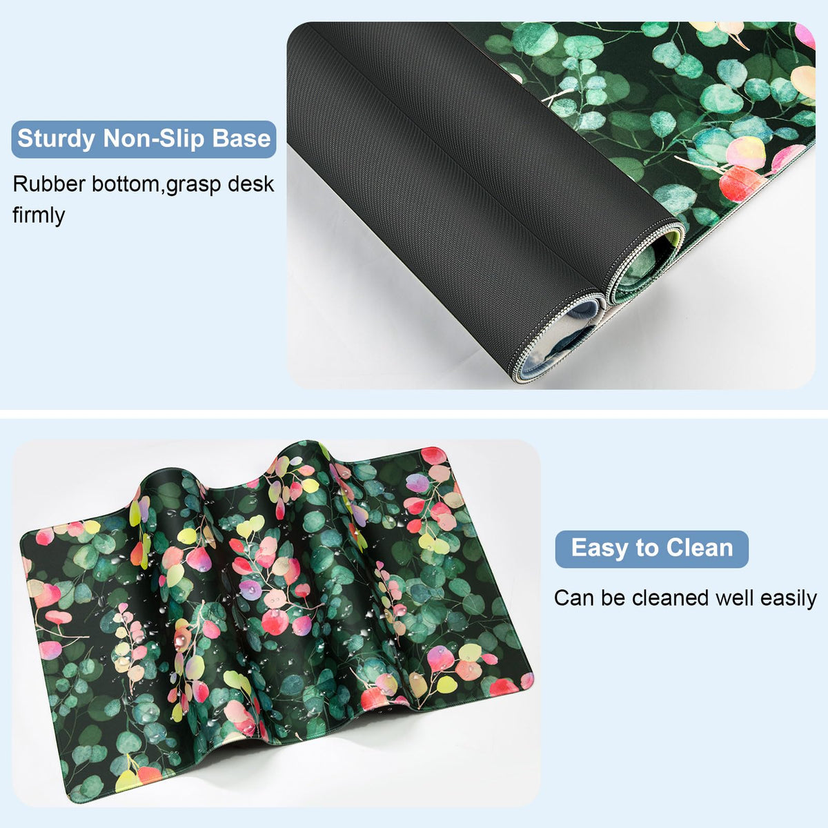 Large Gaming Mouse Pad with Coaster,Desk Matt for Desktop,Desk Mat-Tree