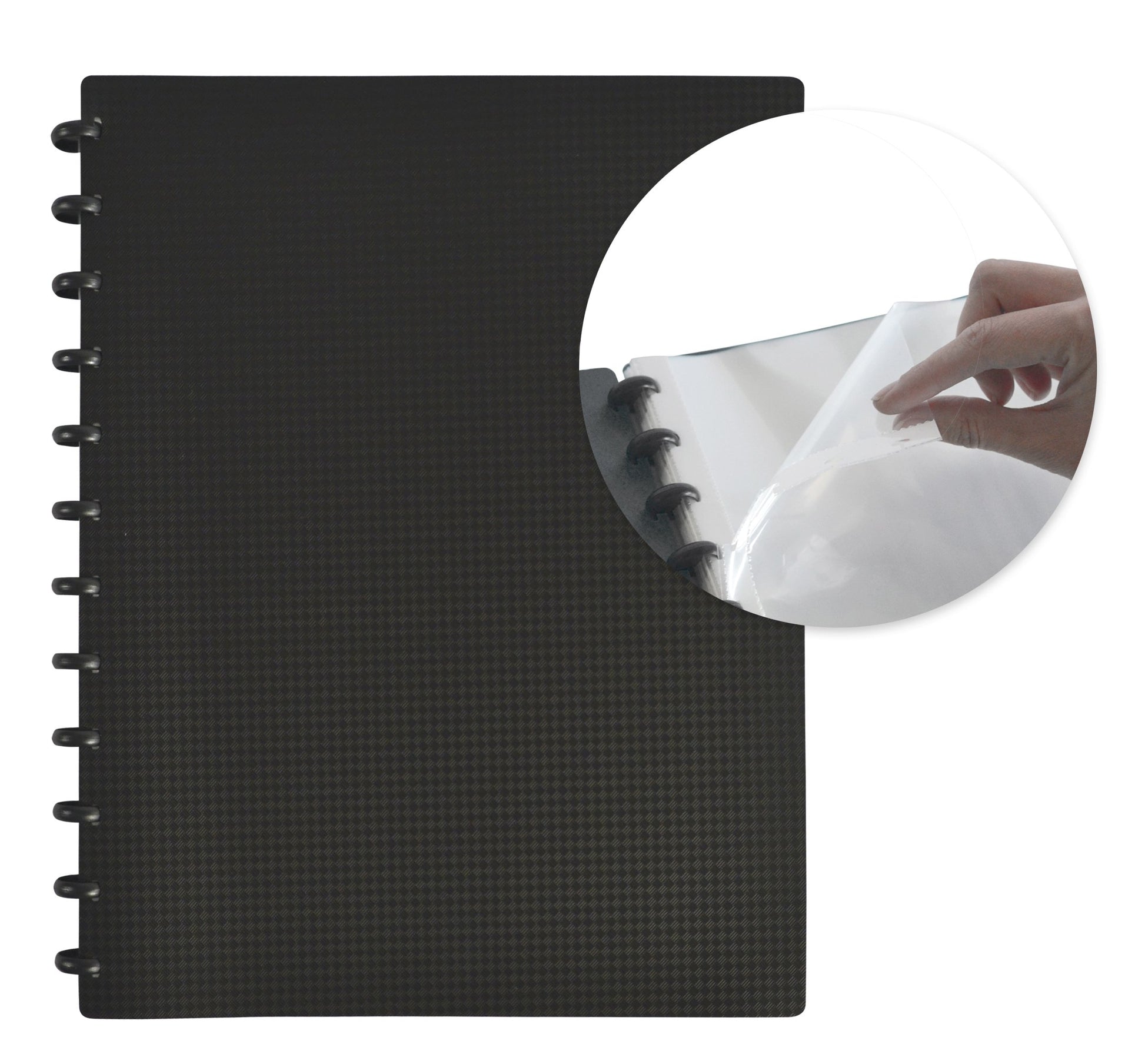 Elba Memphis Variozip 400078998 Document Holder with Removable Pockets 60 Views Polypropylene A4