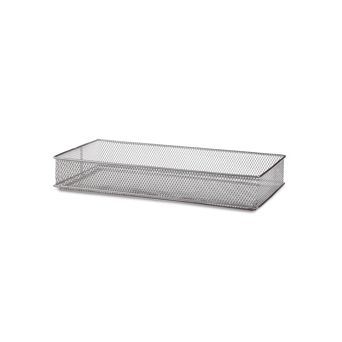 Design Ideas Mesh Drawer Store, Silver, 6 by 12-Inch
