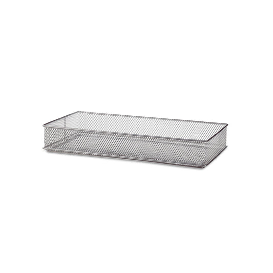 Design Ideas Mesh Drawer Store, Silver, 6 by 12-Inch