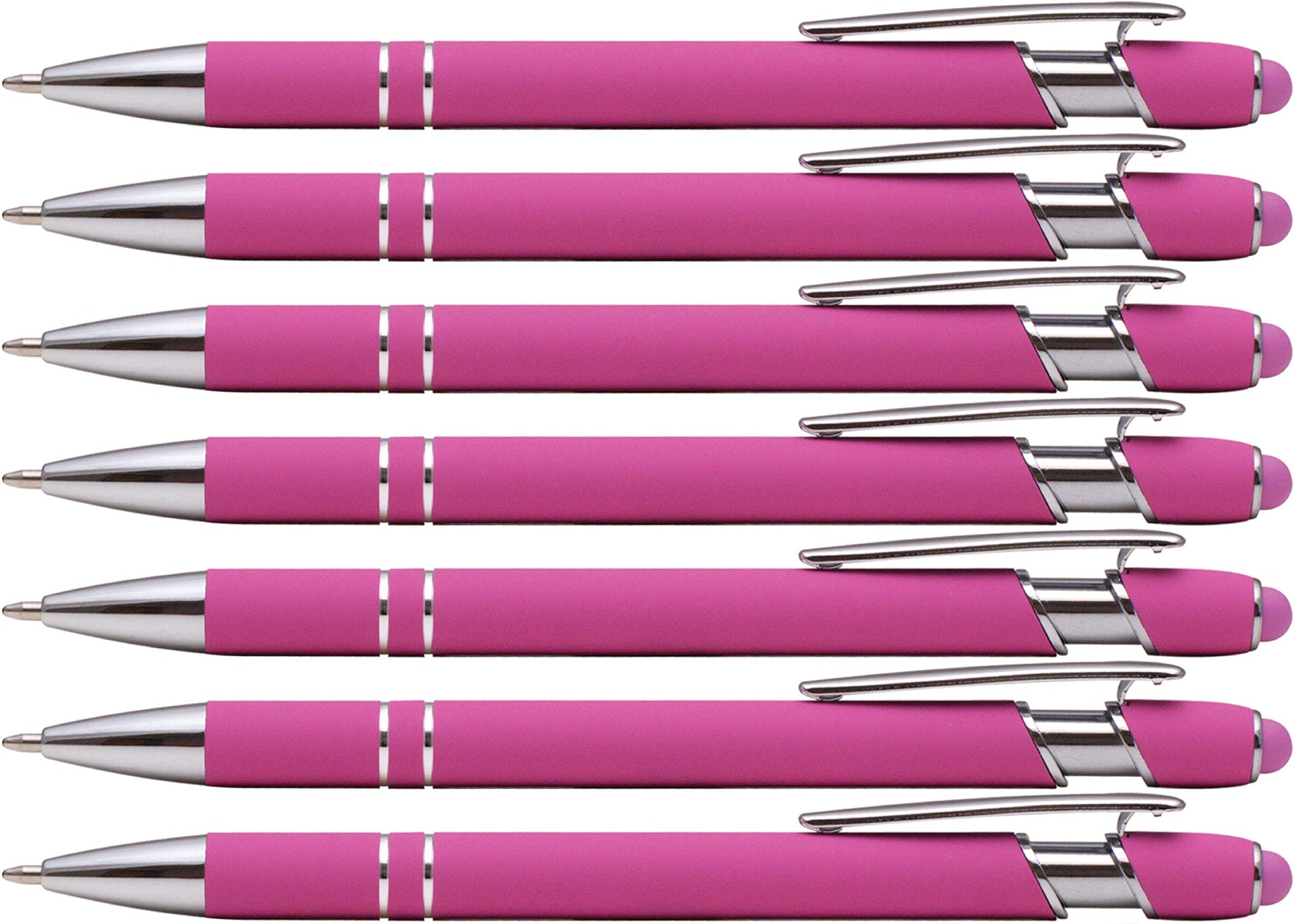 Express Pencils Rubberized Soft Touch | Burst of Color | Ballpoint Pen with Stylus Tip a stylish