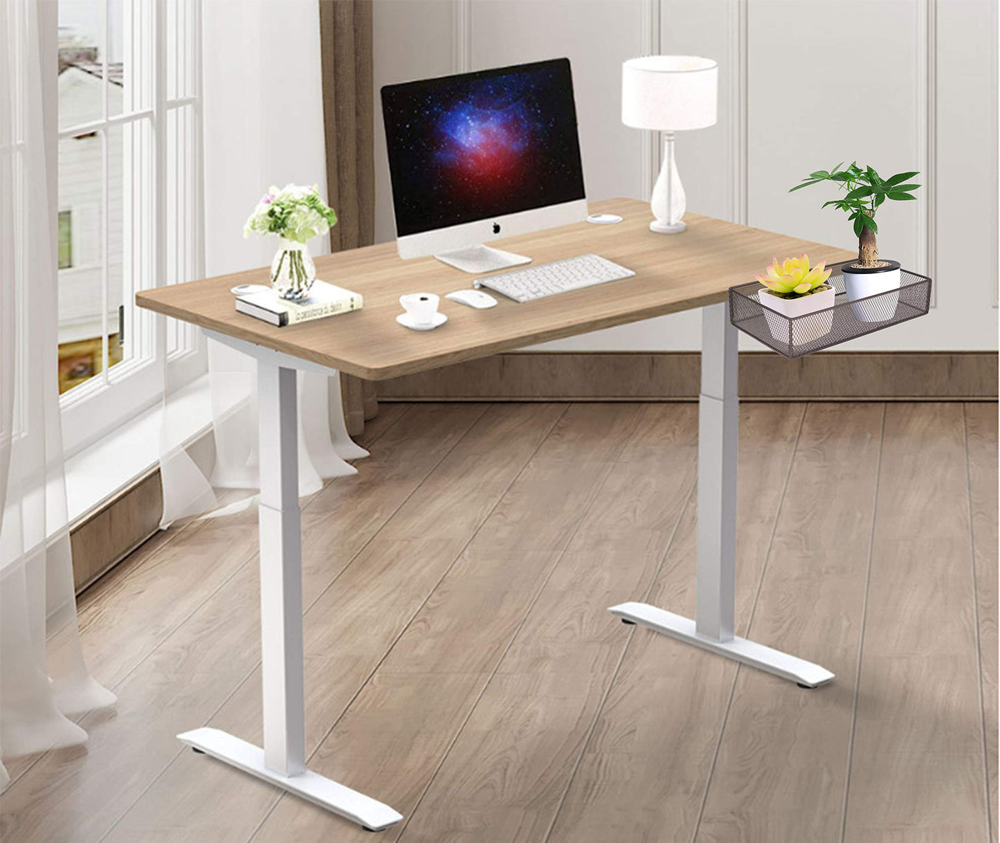 Under Desk Drawer, Clamp on Desk Organizer Under Table Hanging Desk Storage